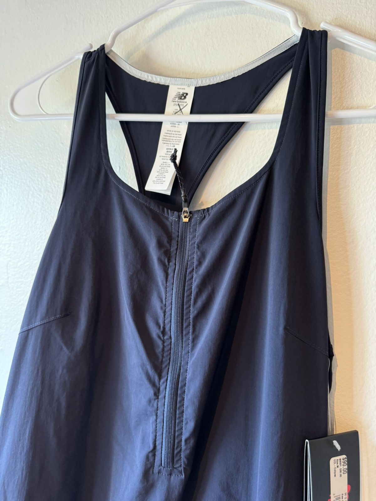 New Balance New Balance Q Speed Dry Racerback Romper Jumpsuit Sz Medium Size 36" / US 14 / IT 50 - 3 Thumbnail