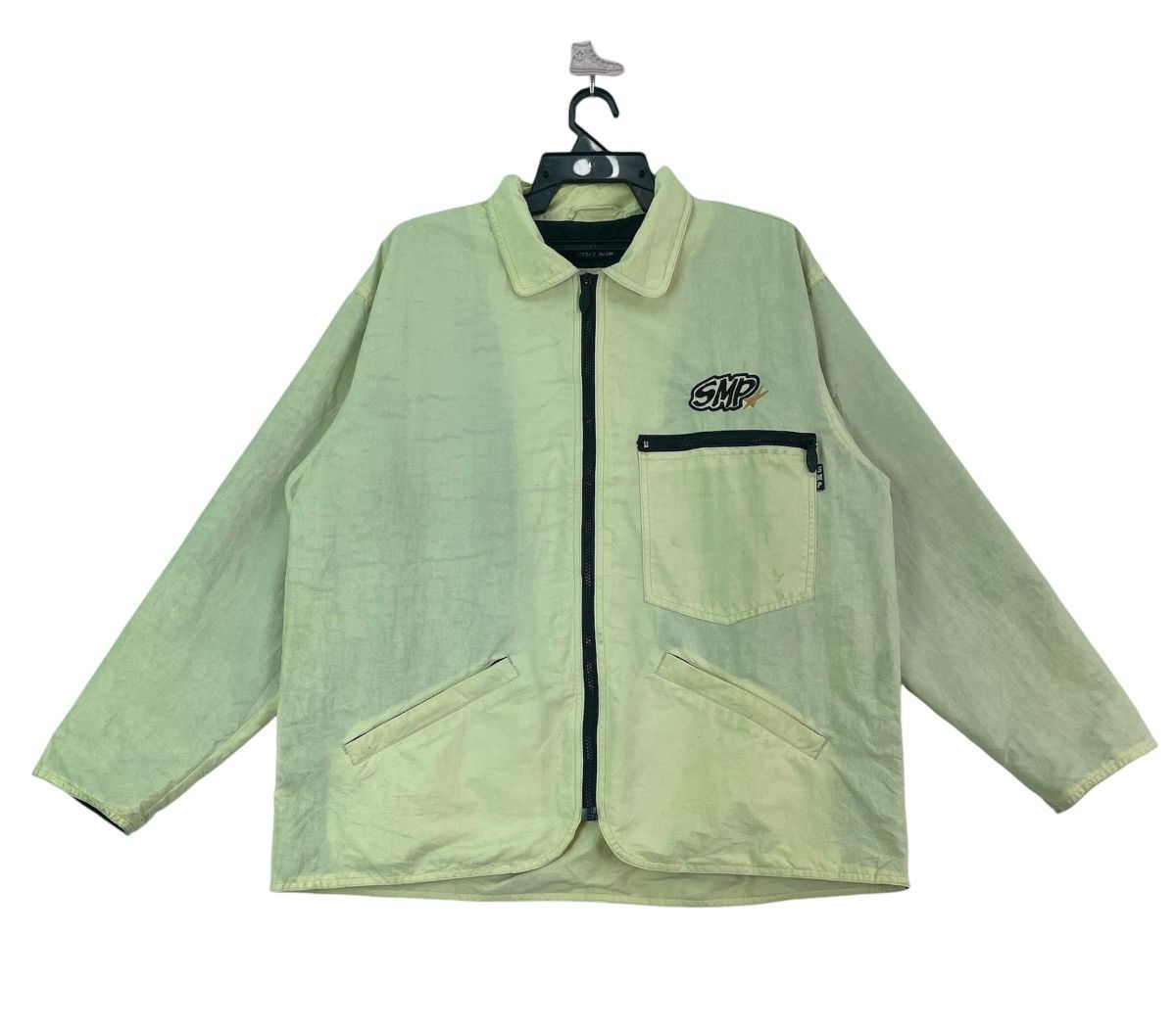 Vintage Vtg 90s SMP skateboard zip up worker jacket Size US M / EU 48-50 / 2 - 2 Thumbnail