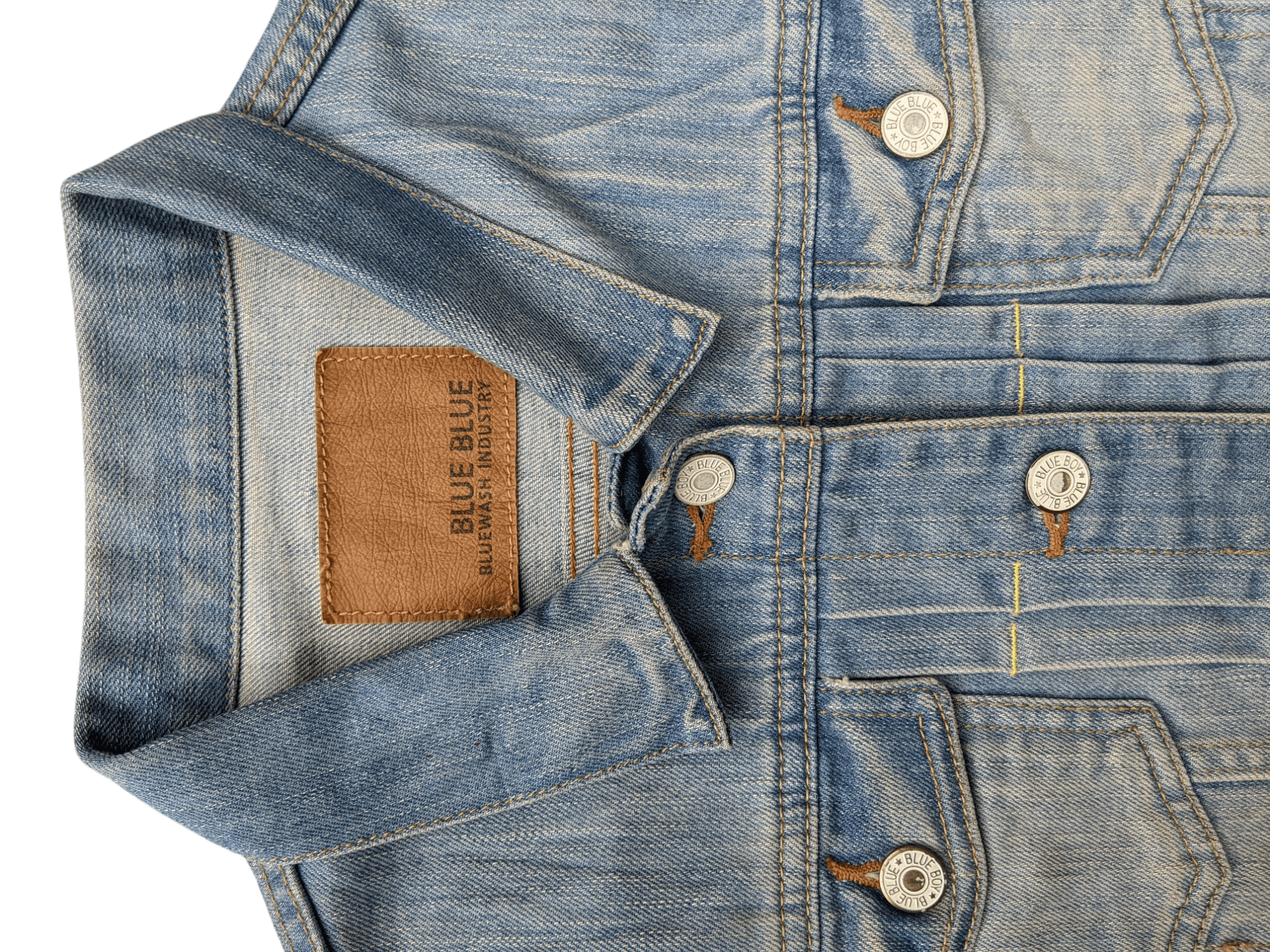 Blue Blue Japan Blue Blue Trucker Jeans Size XS / US 0-2 / IT 36-38 - 3 Thumbnail