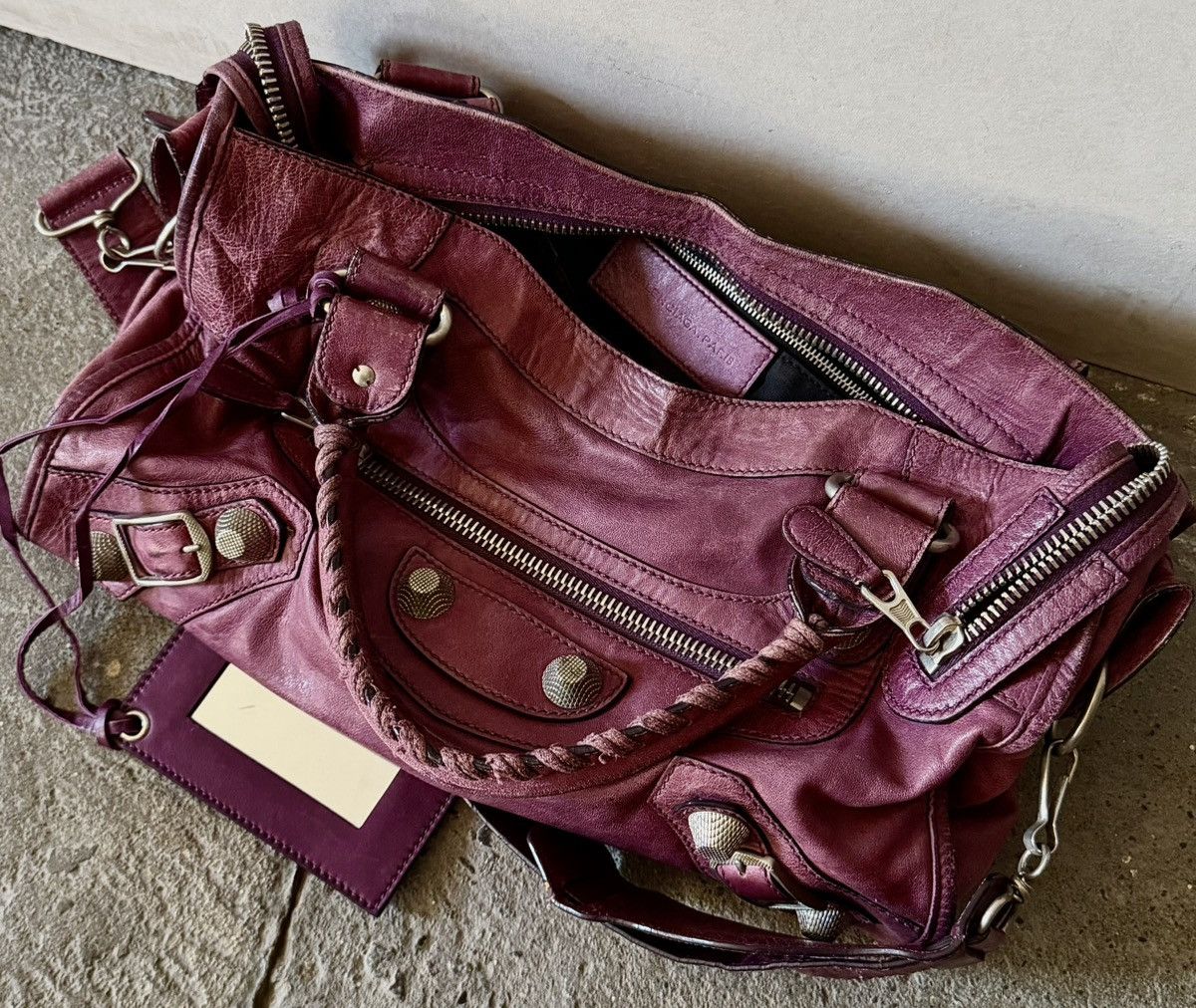 Balenciaga Balenciaga - 2000’s - Classic Motorcycle City -Lambskin Bag Size ONE SIZE - 17 Thumbnail