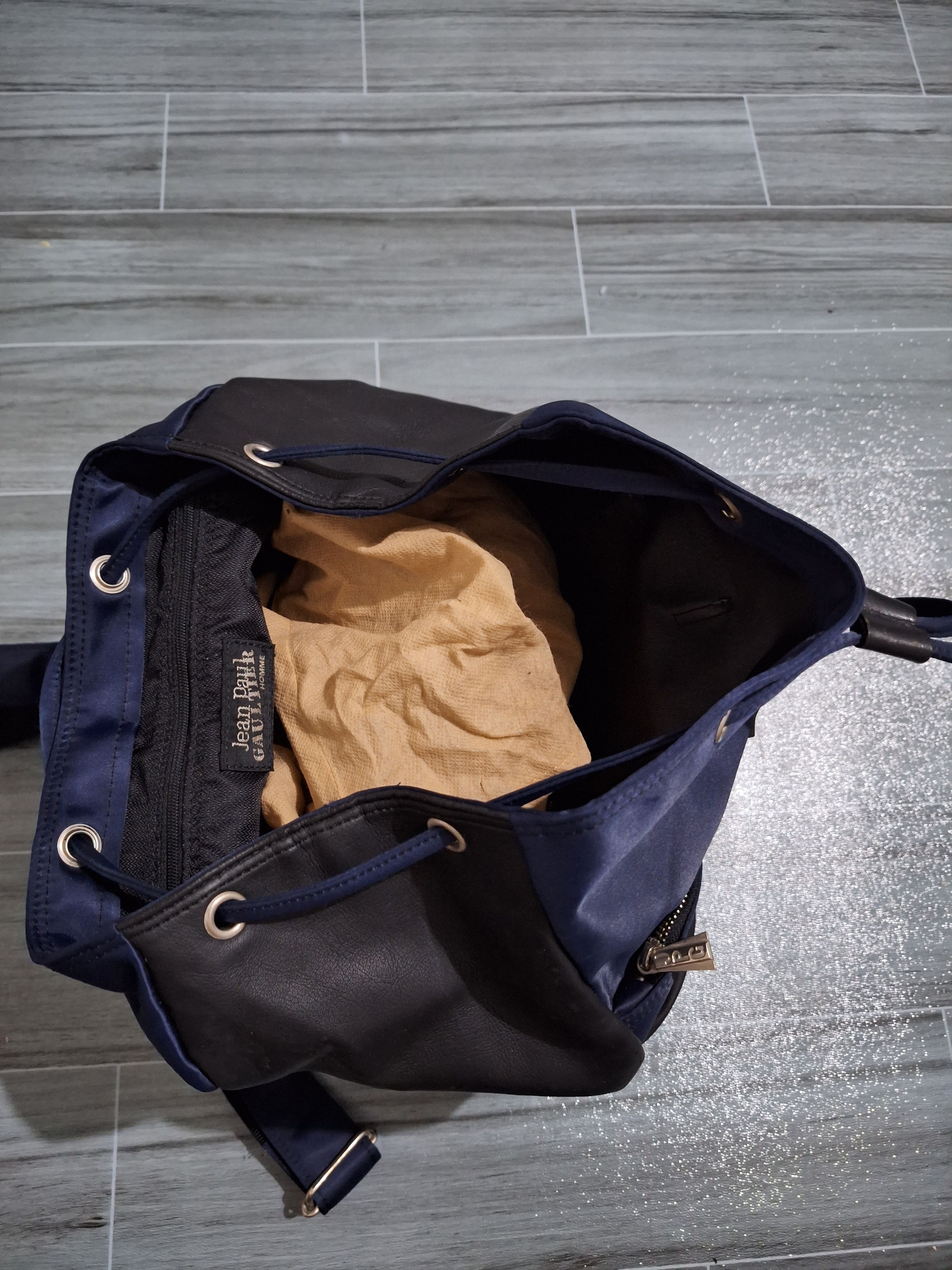 Jean Paul Gaultier JEAN PAUL GAULTIER - HOMME - Nylon/Leather Backpack Size ONE SIZE - 8 Thumbnail
