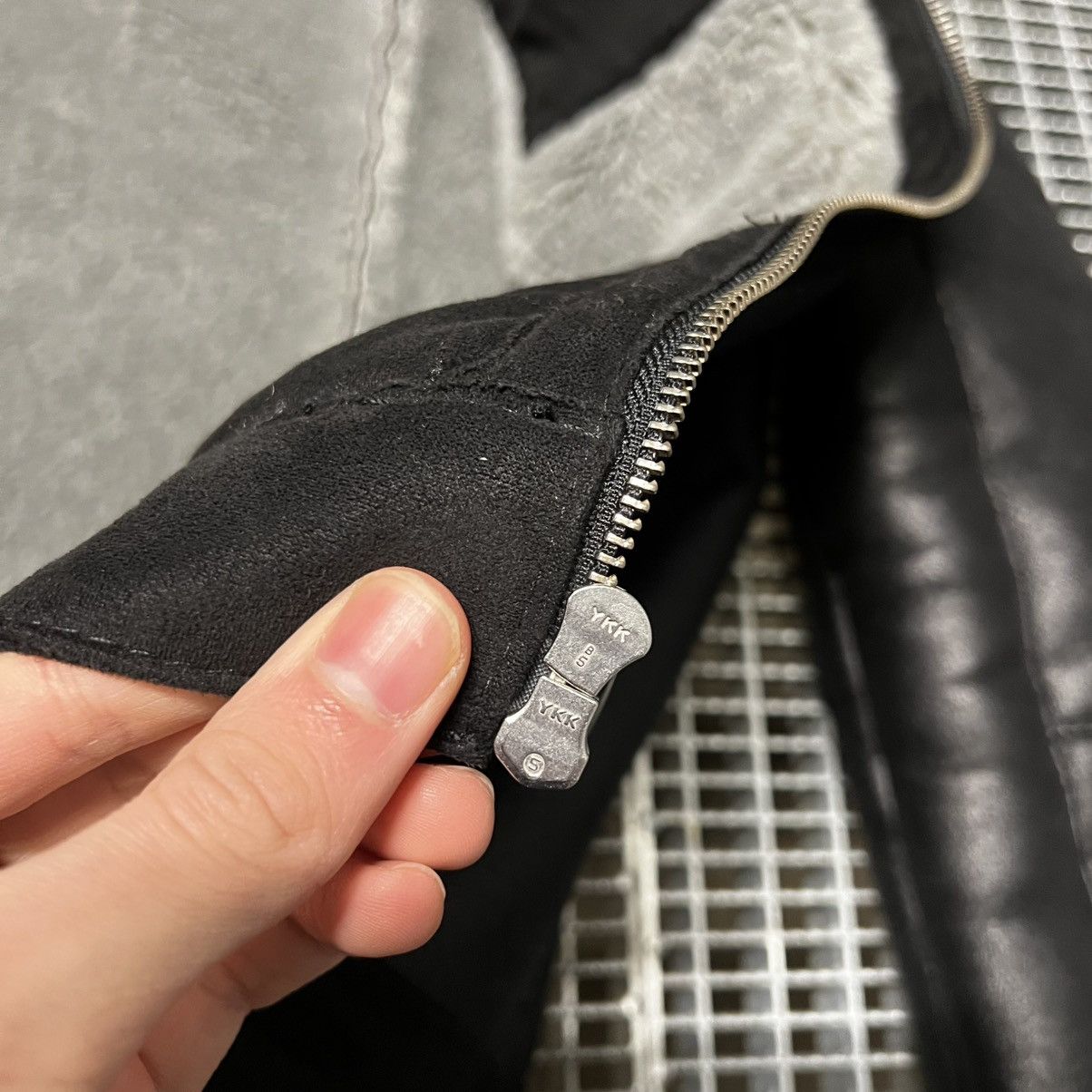 Armani Armani Jeans Shearling Leather Jacket Japan Style 🔥🔥🔥SlimFit Size US S / EU 44-46 / 1 - 8 Thumbnail