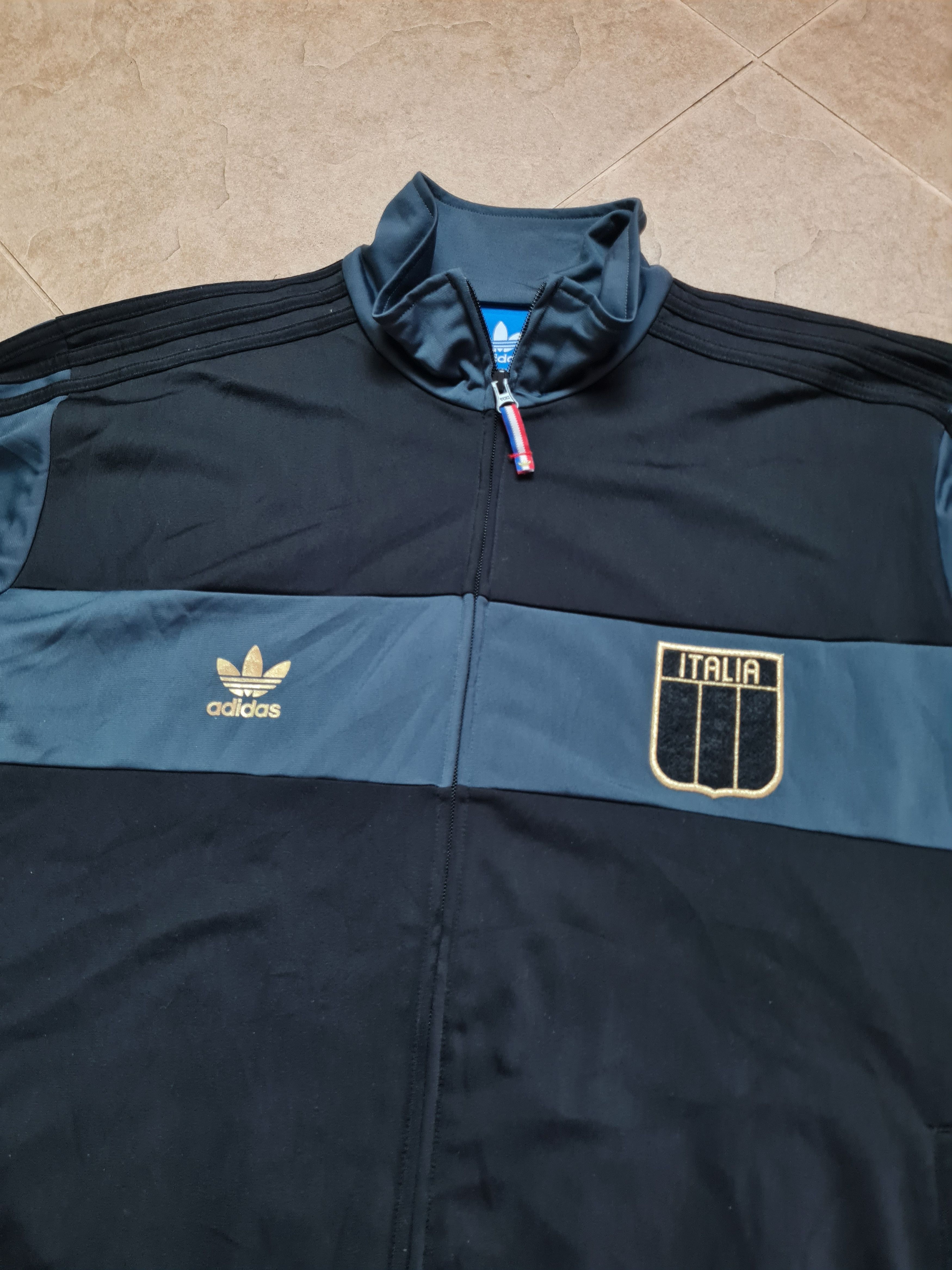 Adidas Vintage Adidas Originals Italy #7 Full Zip Jacket Track Top Size US XL / EU 56 / 4 - 4 Thumbnail