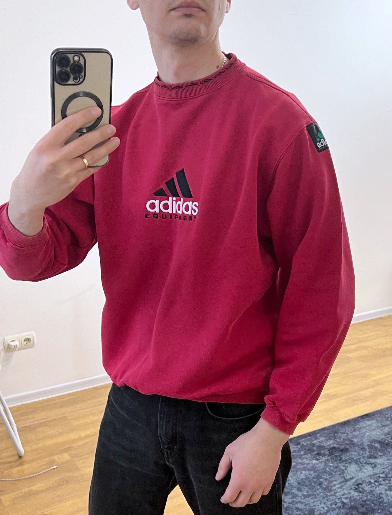 Adidas Equipment Vintage Adidas equipment vintage red sweater Grailed
