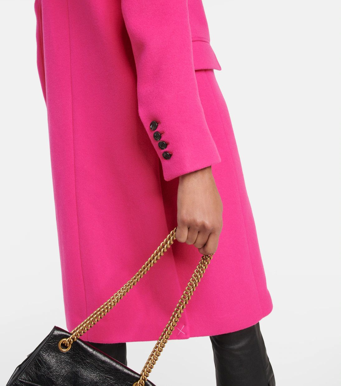 Amiri o1y0425 Coat in Fuchsia Size S / US 4 / IT 40 - 5 Thumbnail