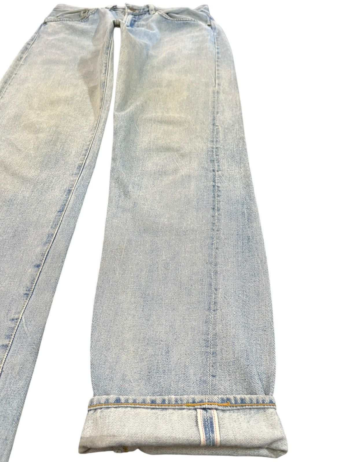 Levi's × Levi's Vintage Clothing 00’s Levi’s Selvedge Faded Denim Size US 31 - 4 Thumbnail