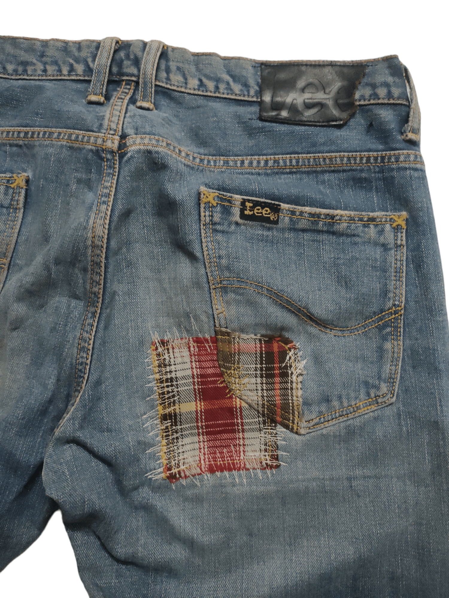 Lee × Vintage Vintage LEE Riders Selvage x Patch x Distressed Size US 32 / EU 48 - 13 Thumbnail