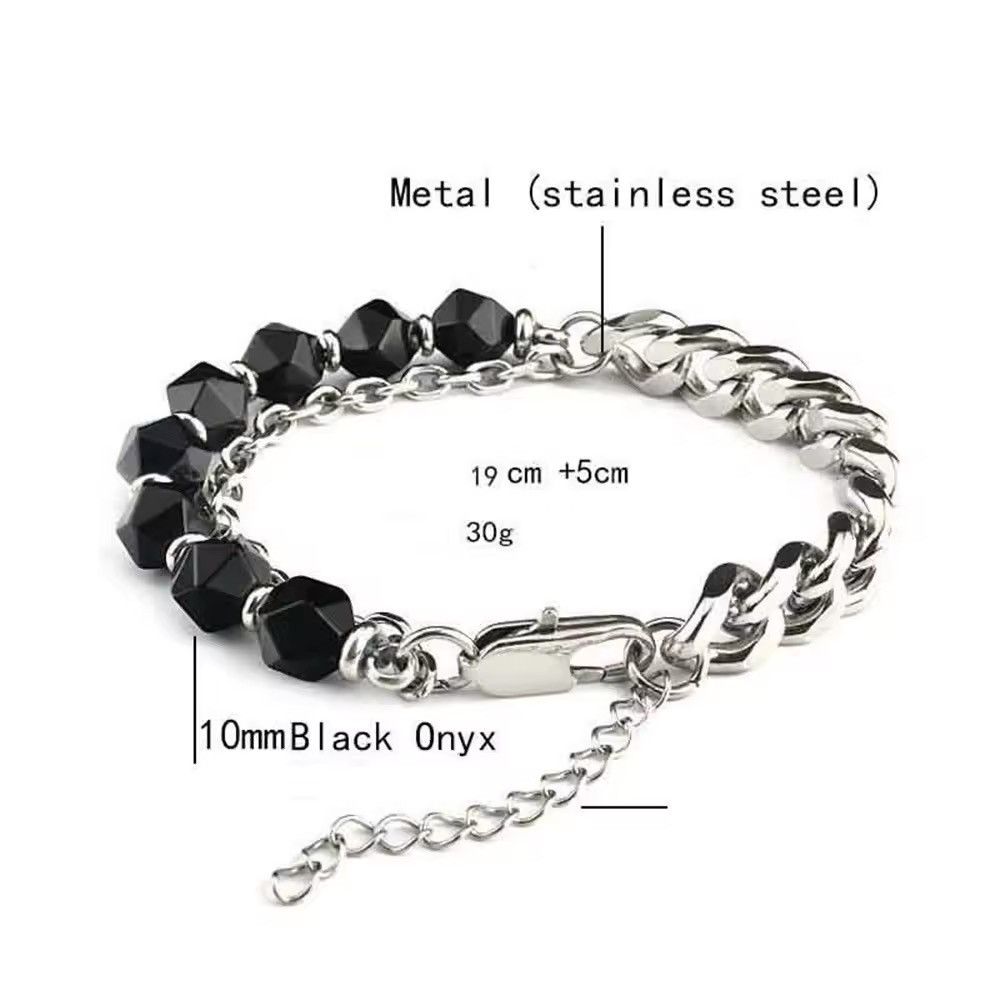 Jewelry Handmade Black Beads Bracelets Size ONE SIZE - 2 Thumbnail