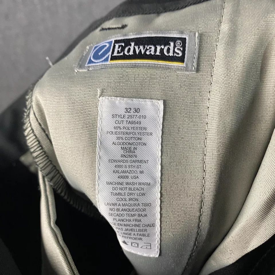 Other Edwards Pants Men's 32x30 Polyester Cotton NWT Adults Chino Size US 32 / EU 48 - 7 Thumbnail