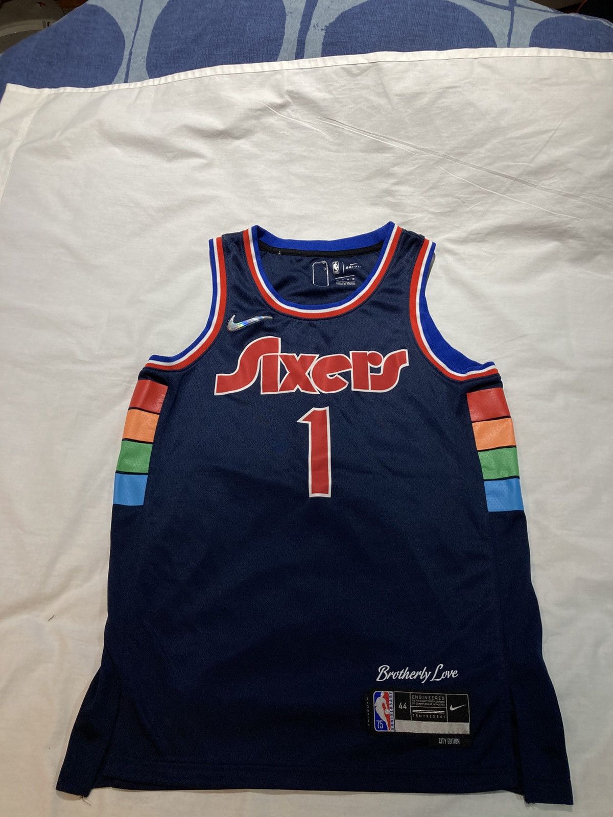 Nike James Harden City Edition Philadelphia 76ers Jersey, size M Size US M / EU 48-50 / 2 - 2 Thumbnail