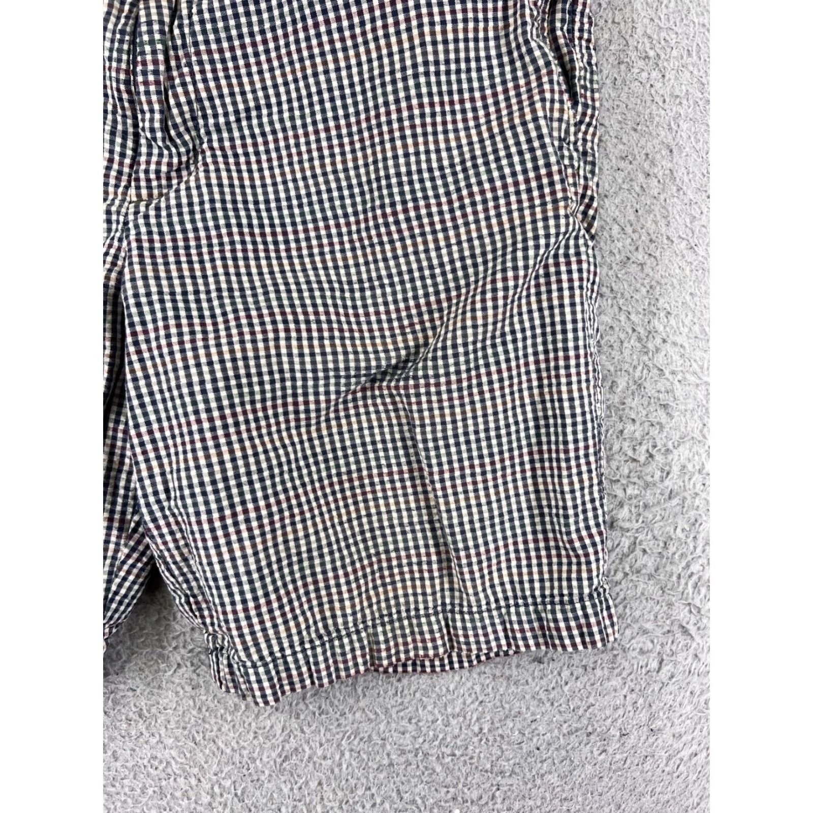 Tommy Bahama Tommy Bahama Shorts Men 33 Blue Red Green White Gingham Plaid 100% Cotton Size US 33 - 4 Thumbnail