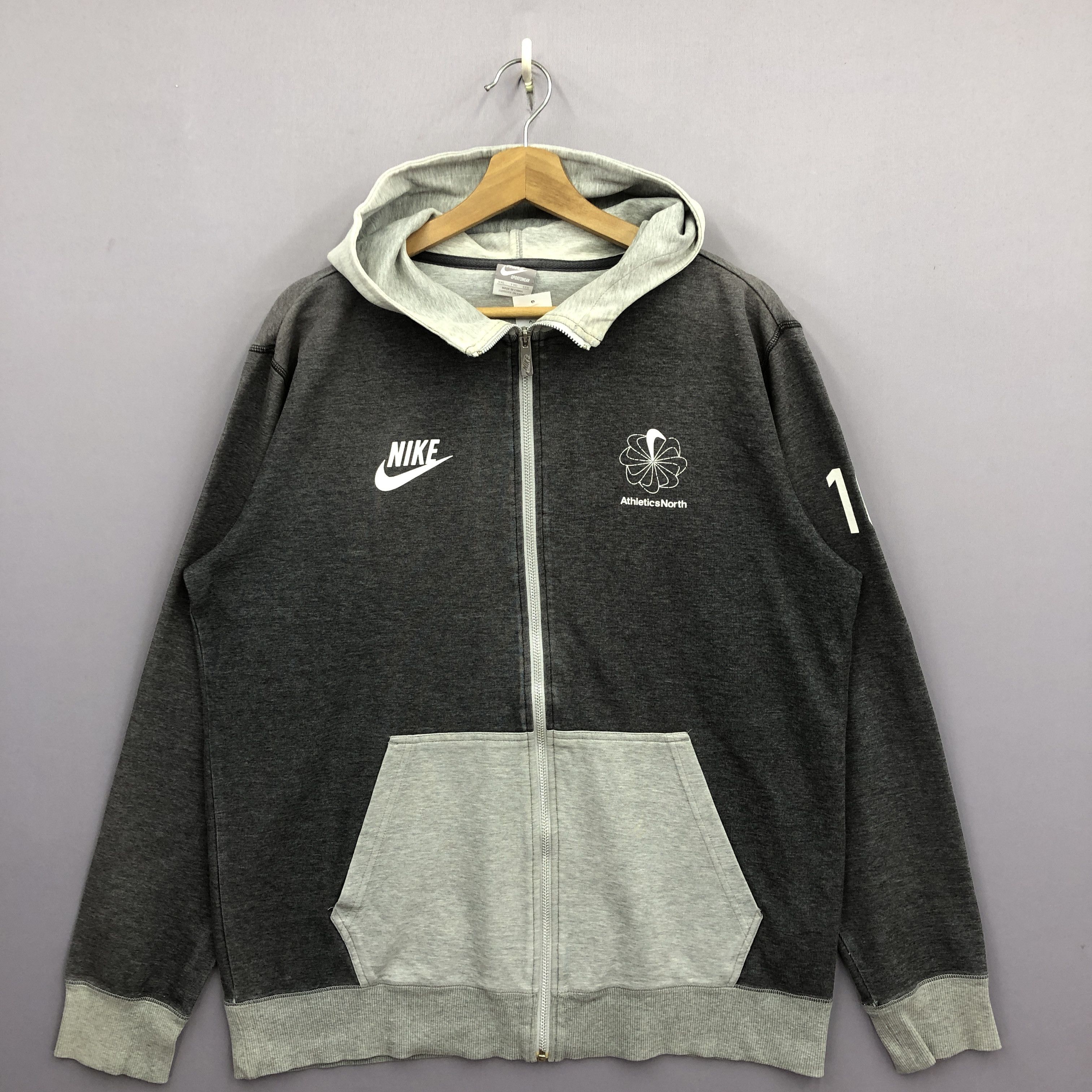 Nike Vintage Nike Pinswheel Hoodie Sweatshirt Nike Swoosh Sweater Size US XL / EU 56 / 4 - 1 Thumbnail