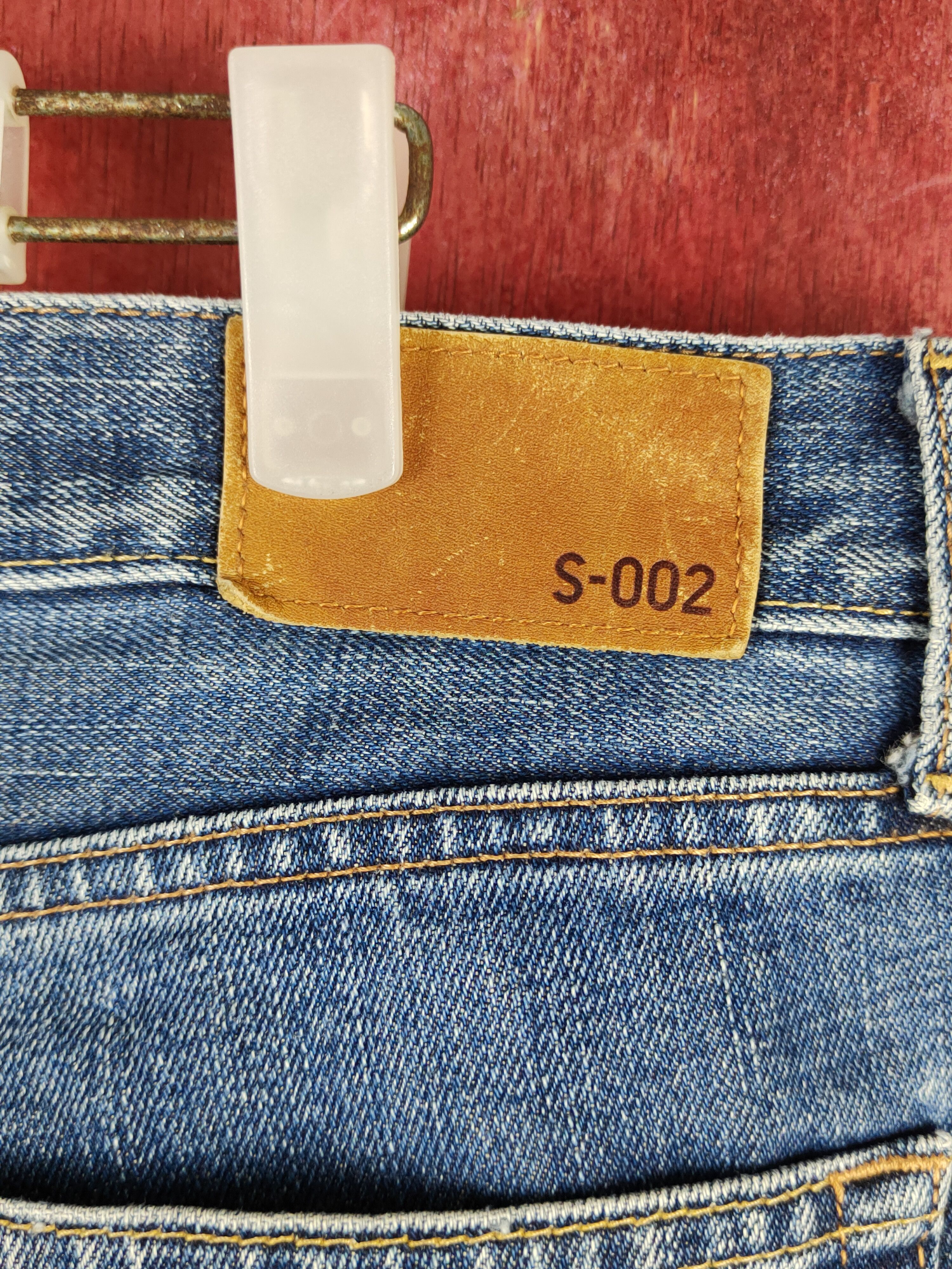 Japanese Brand DL Uniqlo Blue Distressed Ripped Jeans #S2197 Size US 38 / EU 54 - 11 Thumbnail
