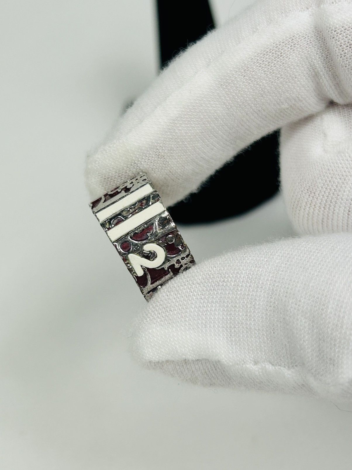 Dior Dior Red Trotter 2 Ring Size 5 Size ONE SIZE - 3 Thumbnail