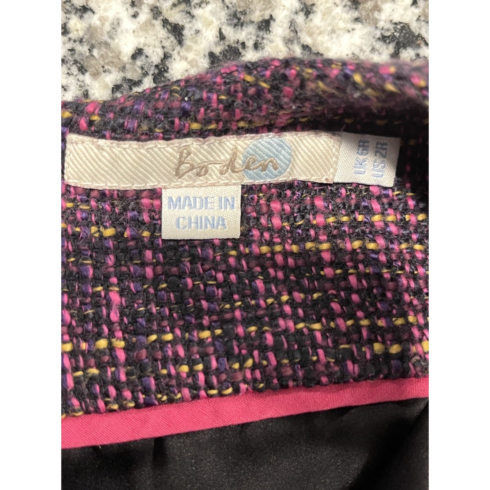 Boden Boden Chic Tweed Shift Dress Cotton Blend Multicolor Knee Length Womens Dress 2 US Regular Career Dress Size XS / US 0-2 / IT 36-38 - 5 Thumbnail