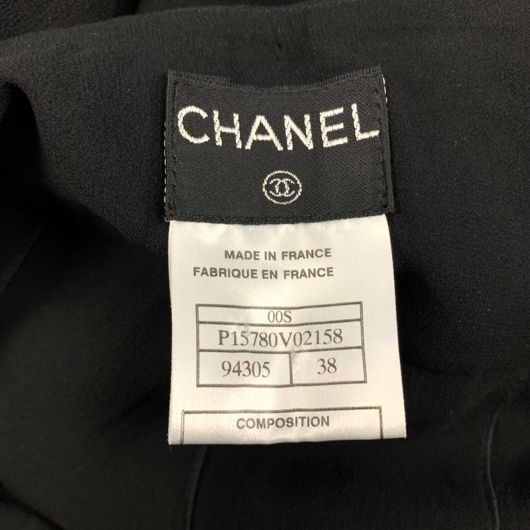 Chanel Chanel Size 6 Black Silk Pleated Wide Leg Skirt Size 28" / US 6 / IT 42 - 6 Thumbnail