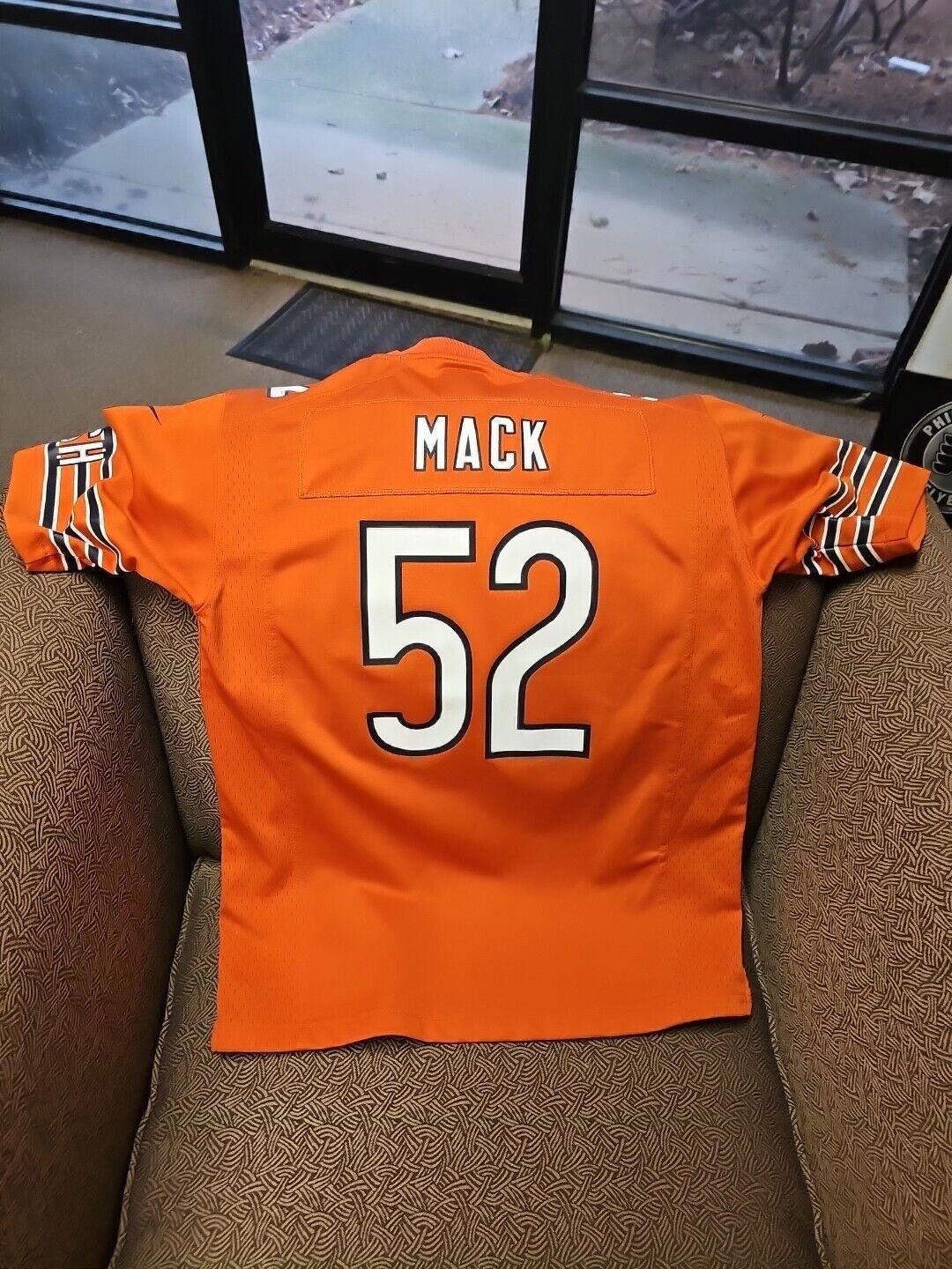 Nike Bears Nike NFL On Field Jersey #52 Khalil Mack Youth L Size ONE SIZE - 4 Thumbnail
