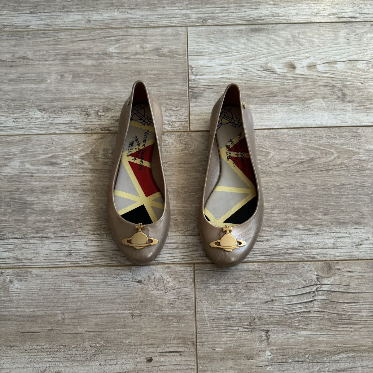 Melissa × Vivienne Westwood Vivienne Westwood Mellisa Ballet Flats Size US 6 / IT 36 - 3 Thumbnail