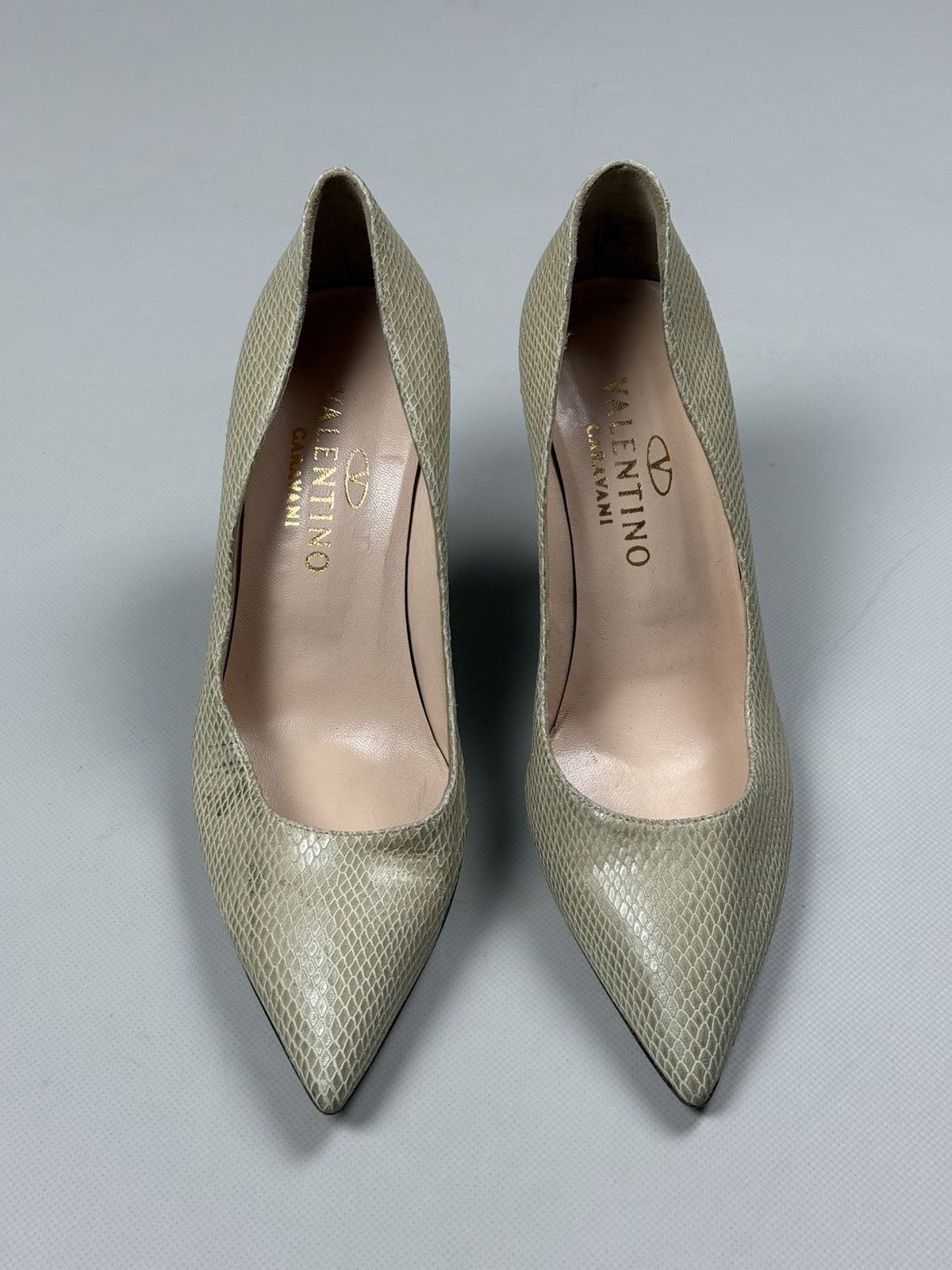 Valentino Valentino Garavani Snakeskin Pattern Leather Heels Shoes Size US 10 / IT 40 - 7 Thumbnail
