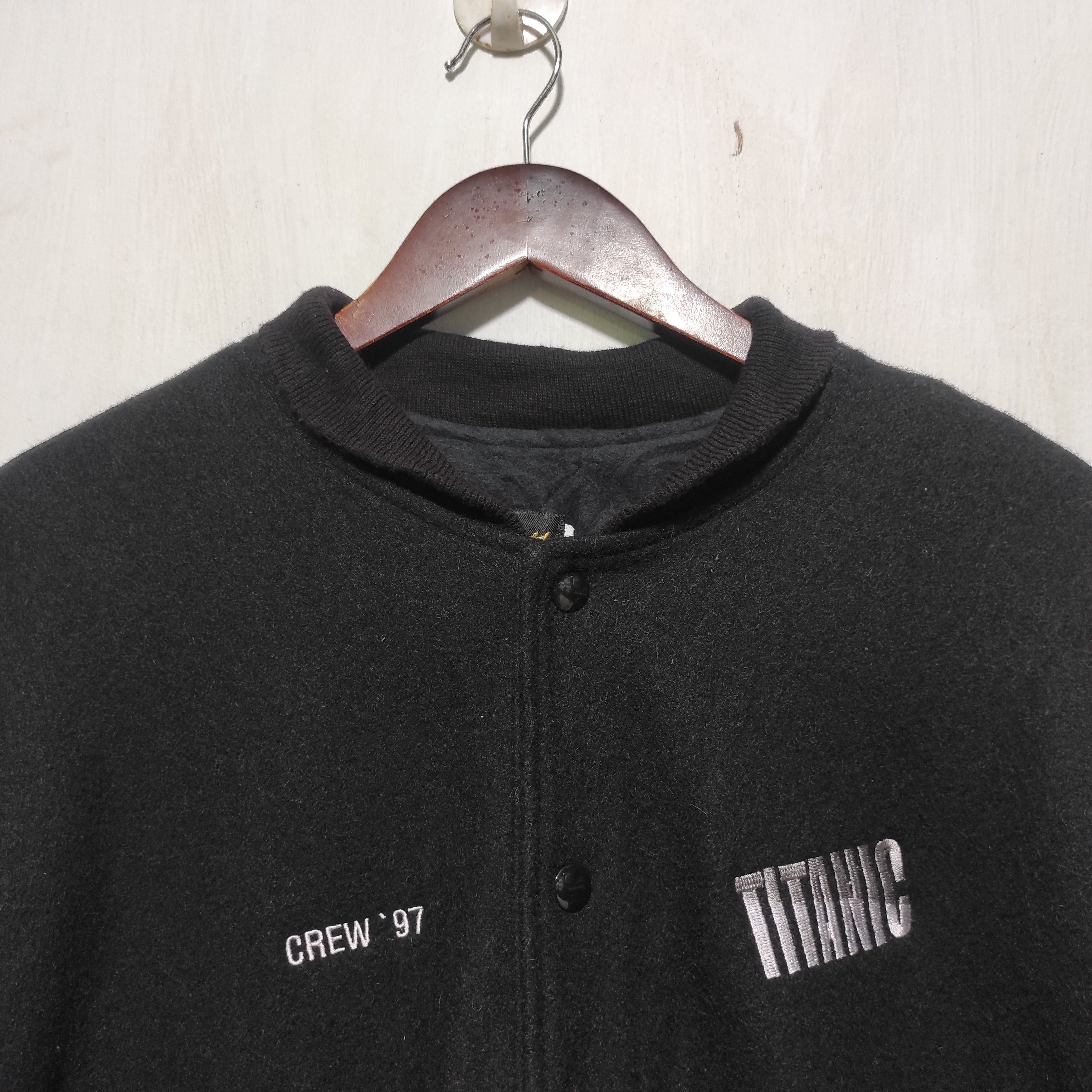 Vintage Vintage 1997 Titanic Movie Promo Wool Jacket Crew Size US XL / EU 56 / 4 - 19 Thumbnail