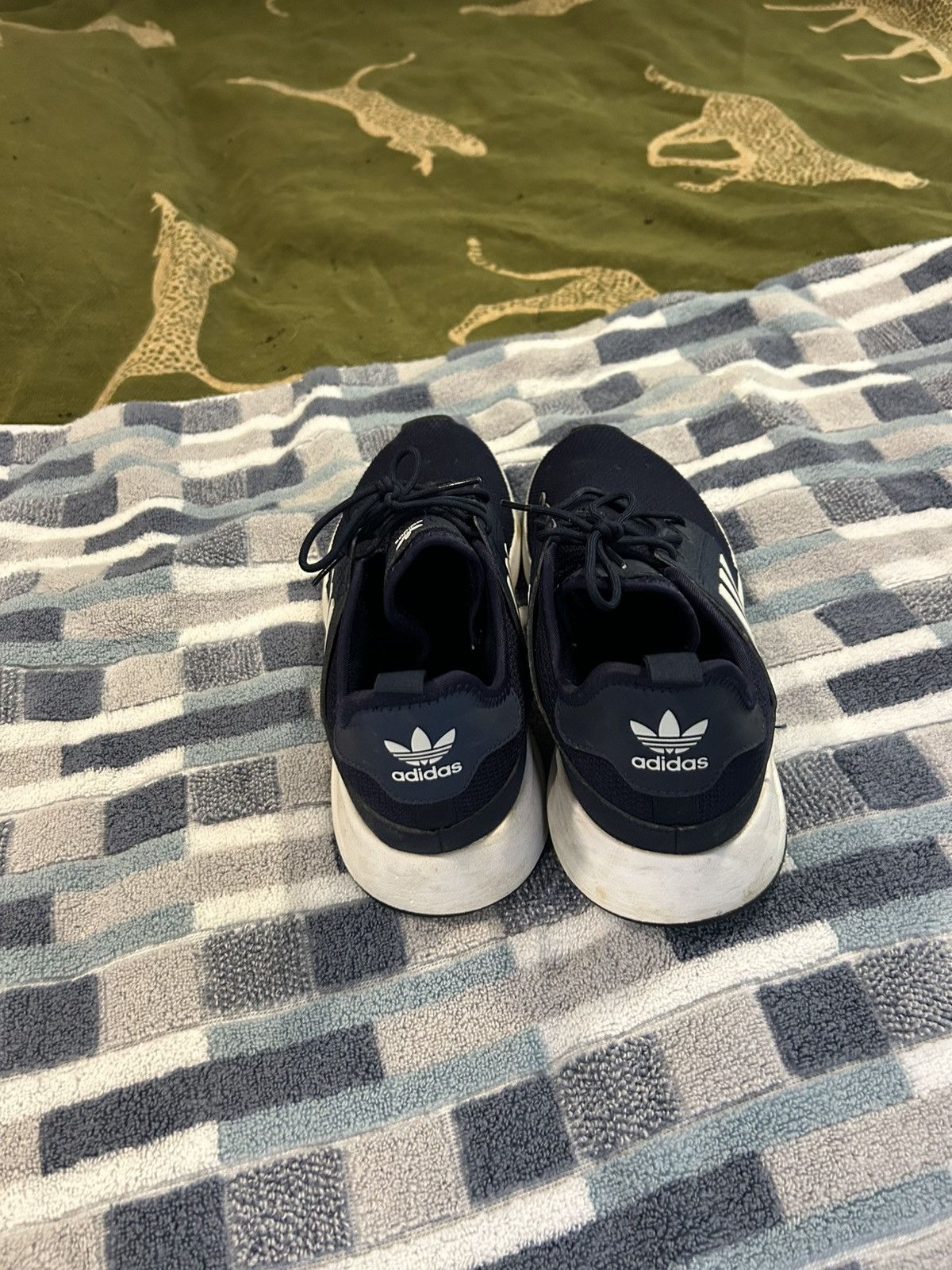 Adidas Adidas blue sneakers Size US 10.5 / EU 43-44 - 2 Thumbnail