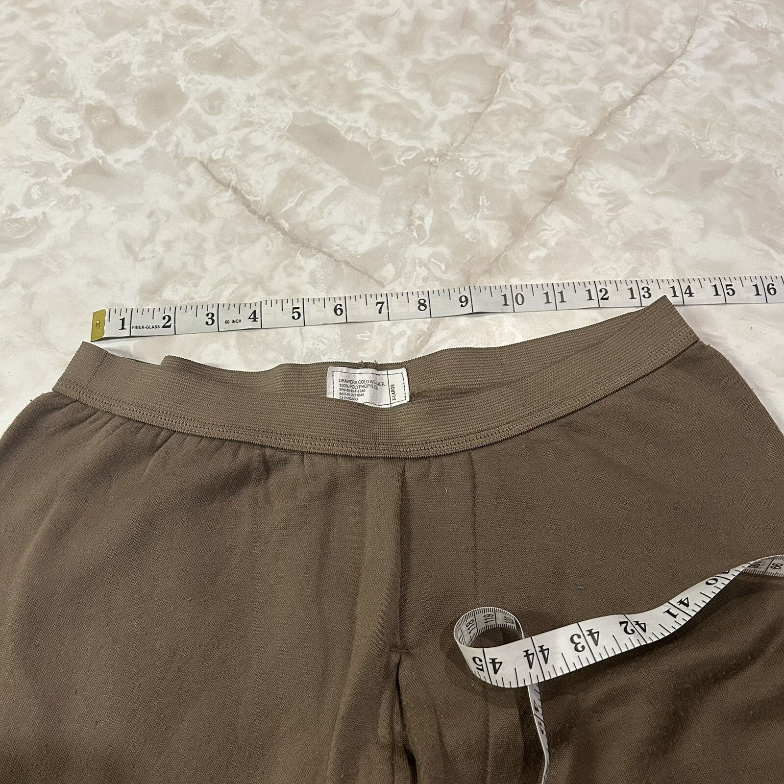 Vintage New USGI Polypro Cold Weather Drawers Pants ECWCS Thermal Ar Size US 32 / EU 48 - 3 Thumbnail