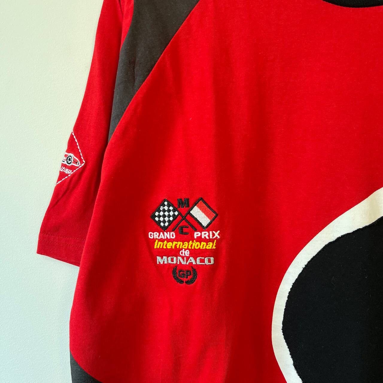 Vintage VTG Monaco Grand Prix Racing World Championship Red T-Shirt Size US L / EU 52-54 / 3 - 15 Thumbnail