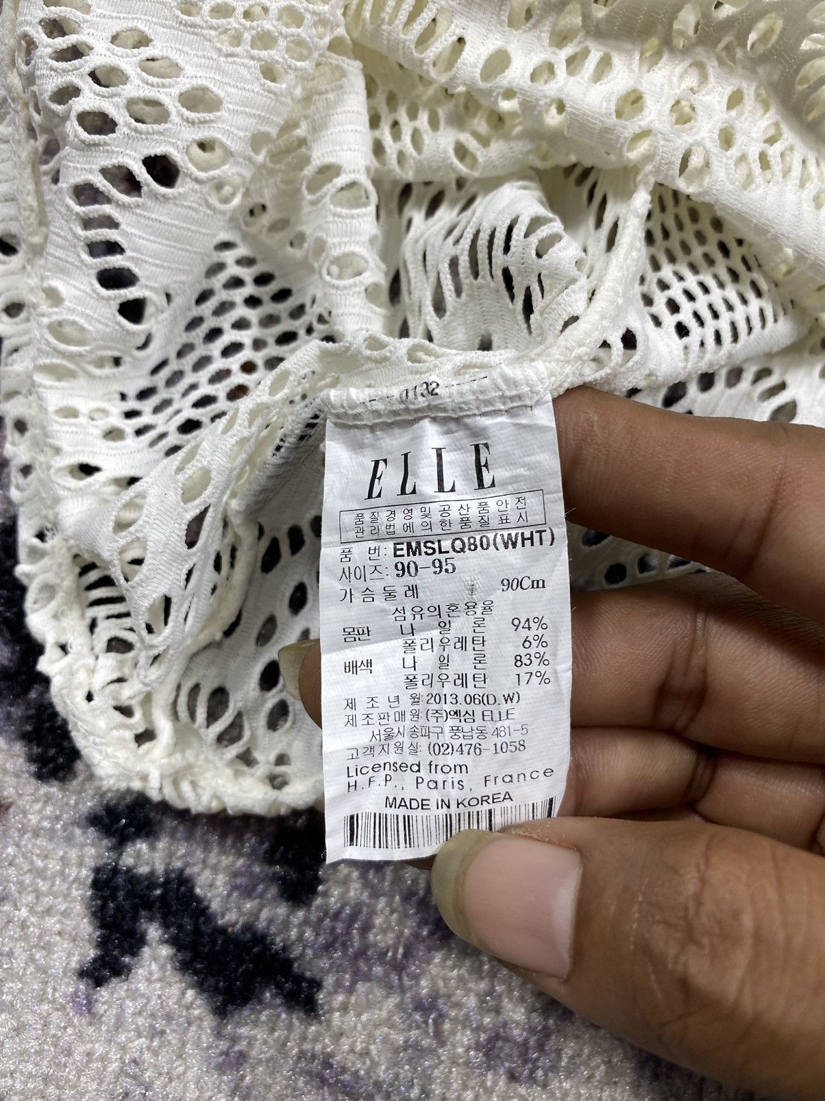 Japanese Brand Elle Mesh long sleeve lgb style Size US M / EU 48-50 / 2 - 6 Thumbnail