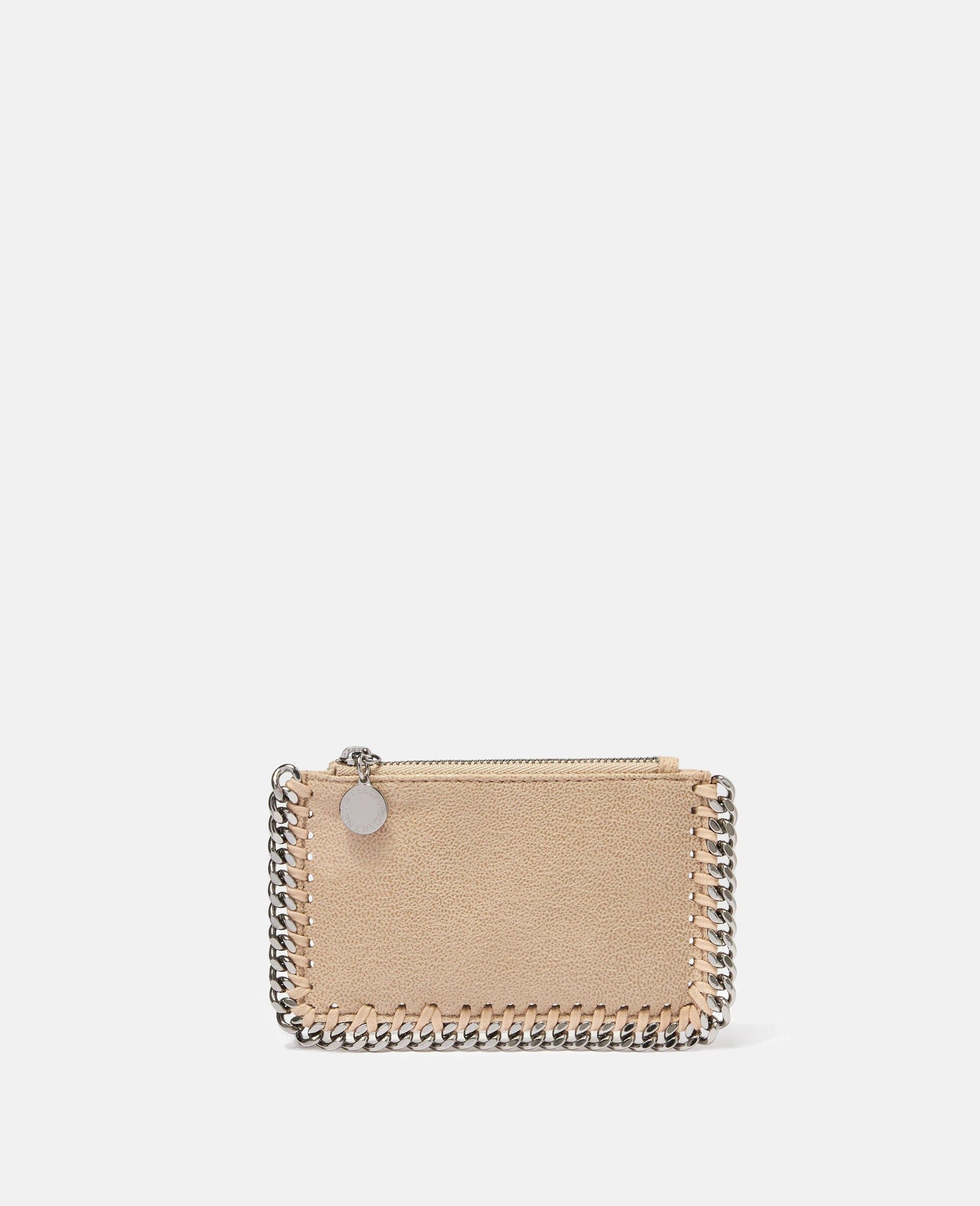 Stella McCartney o1s22i1n1024 Size: OS / Falabella Card Holder in Beige Size ONE SIZE - 1 Thumbnail
