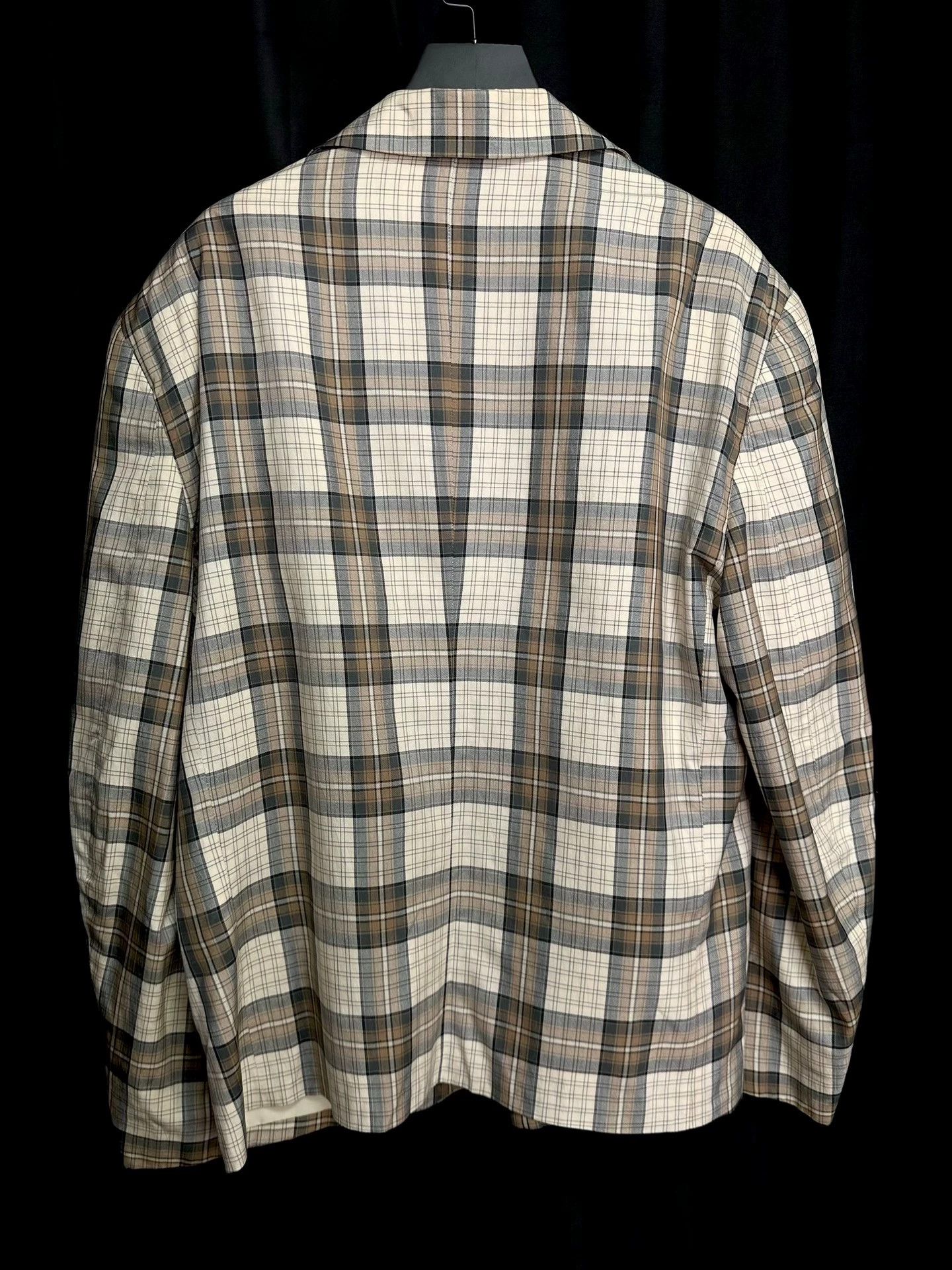 Comme des Garcons COMME DES GARÇONS 87SS Silk Deformed Collar Ivory Jacket Size US M / EU 48-50 / 2 - 2 Thumbnail
