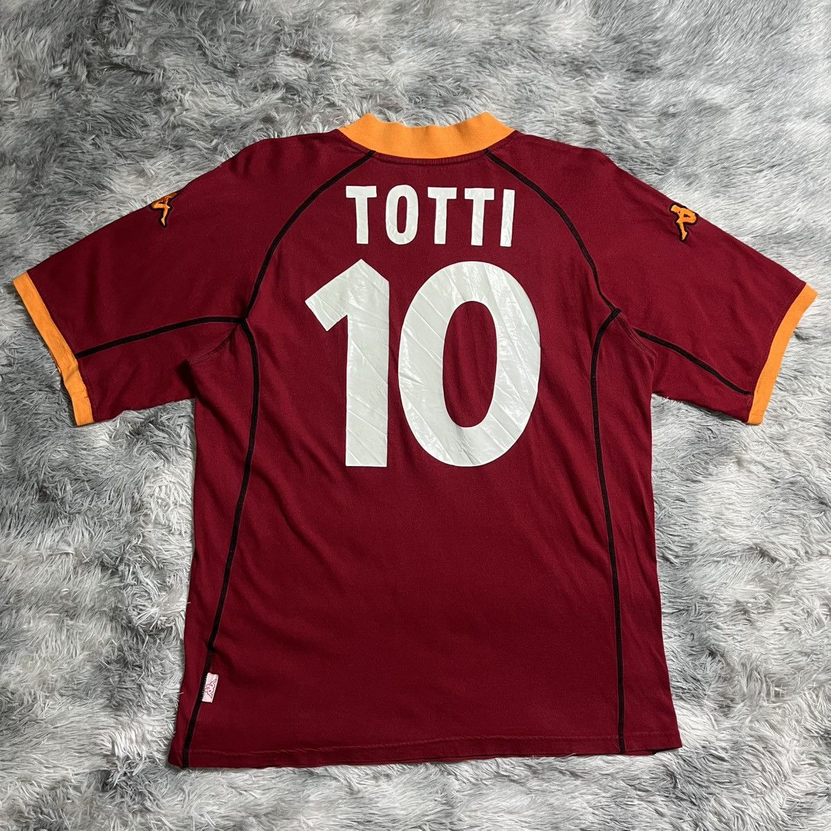 Kappa Vintage 2001/2002 As roma totti home shirt Size US L / EU 52-54 / 3 - 2 Thumbnail