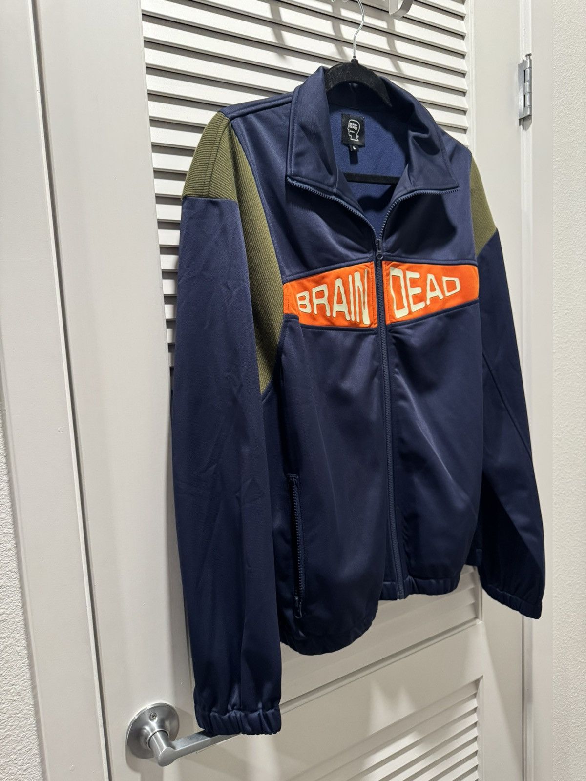 Brain Dead Alonzo Track Jacket - Navy Size US L / EU 52-54 / 3 - 3 Thumbnail