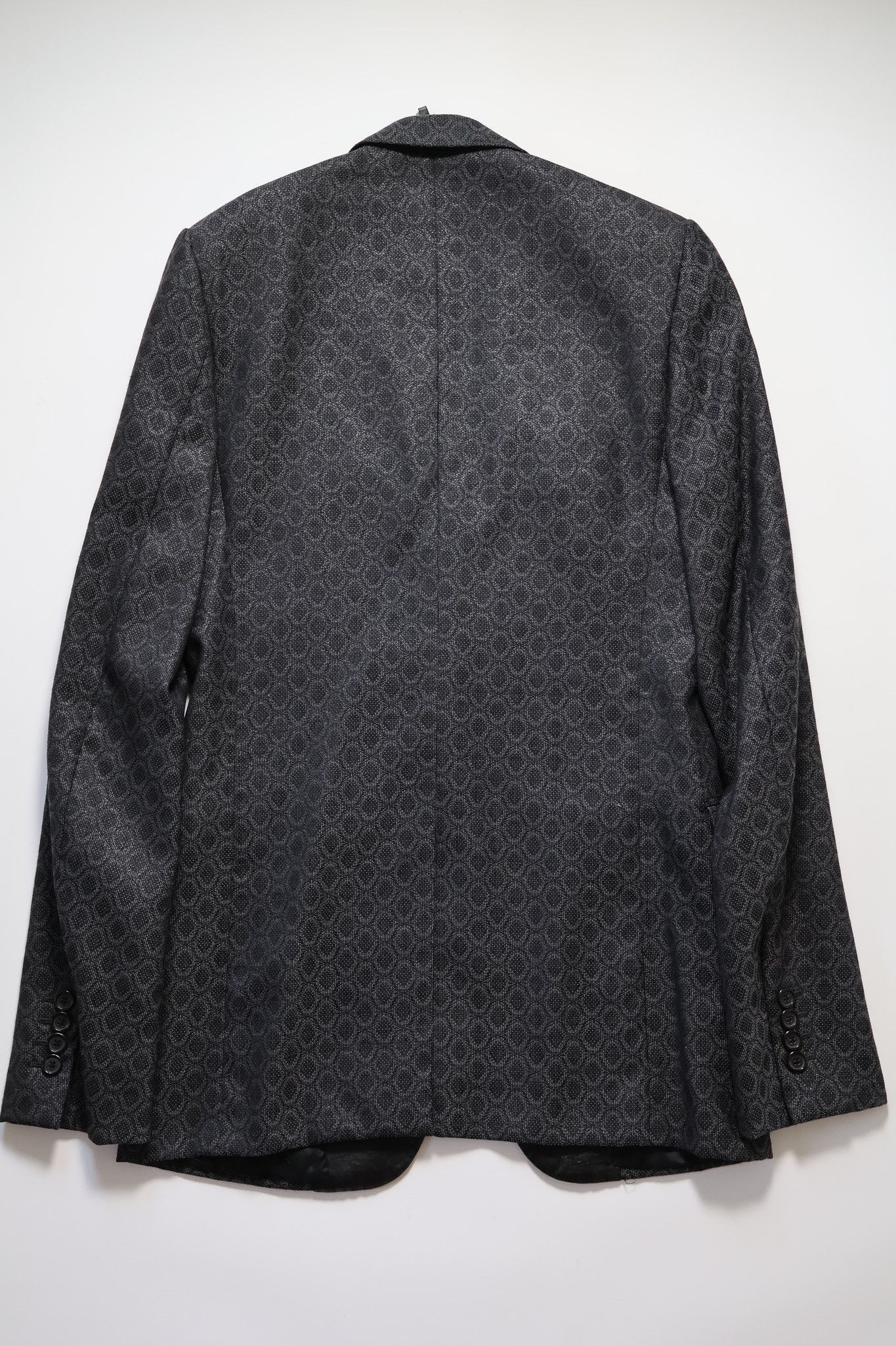 Dior Dior Homme SS04 Strip Coated Lapel Blazer Size 46R - 4 Thumbnail