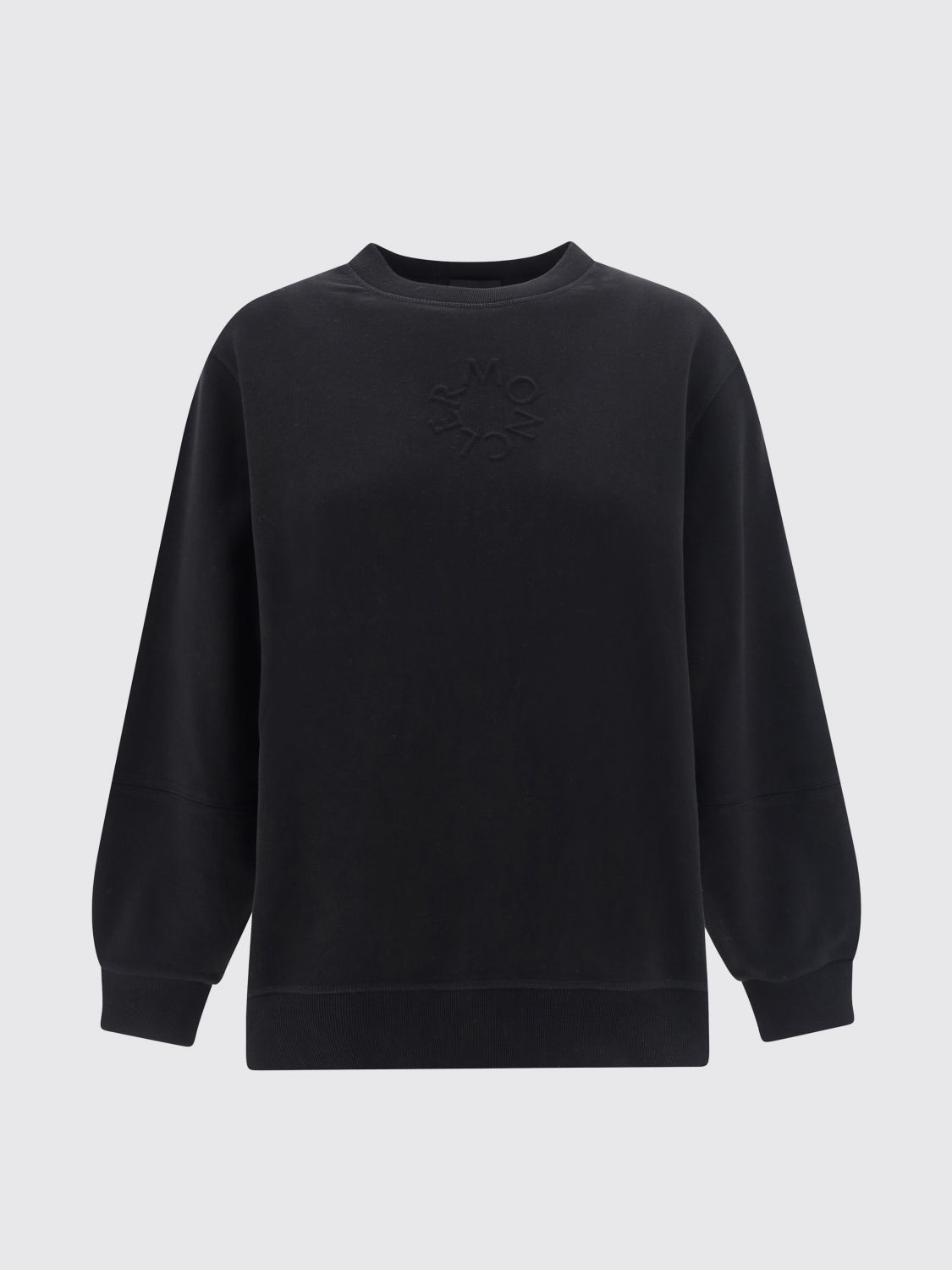 image of Moncler Sweatshirt Woman Black, Women's (Size Medium)