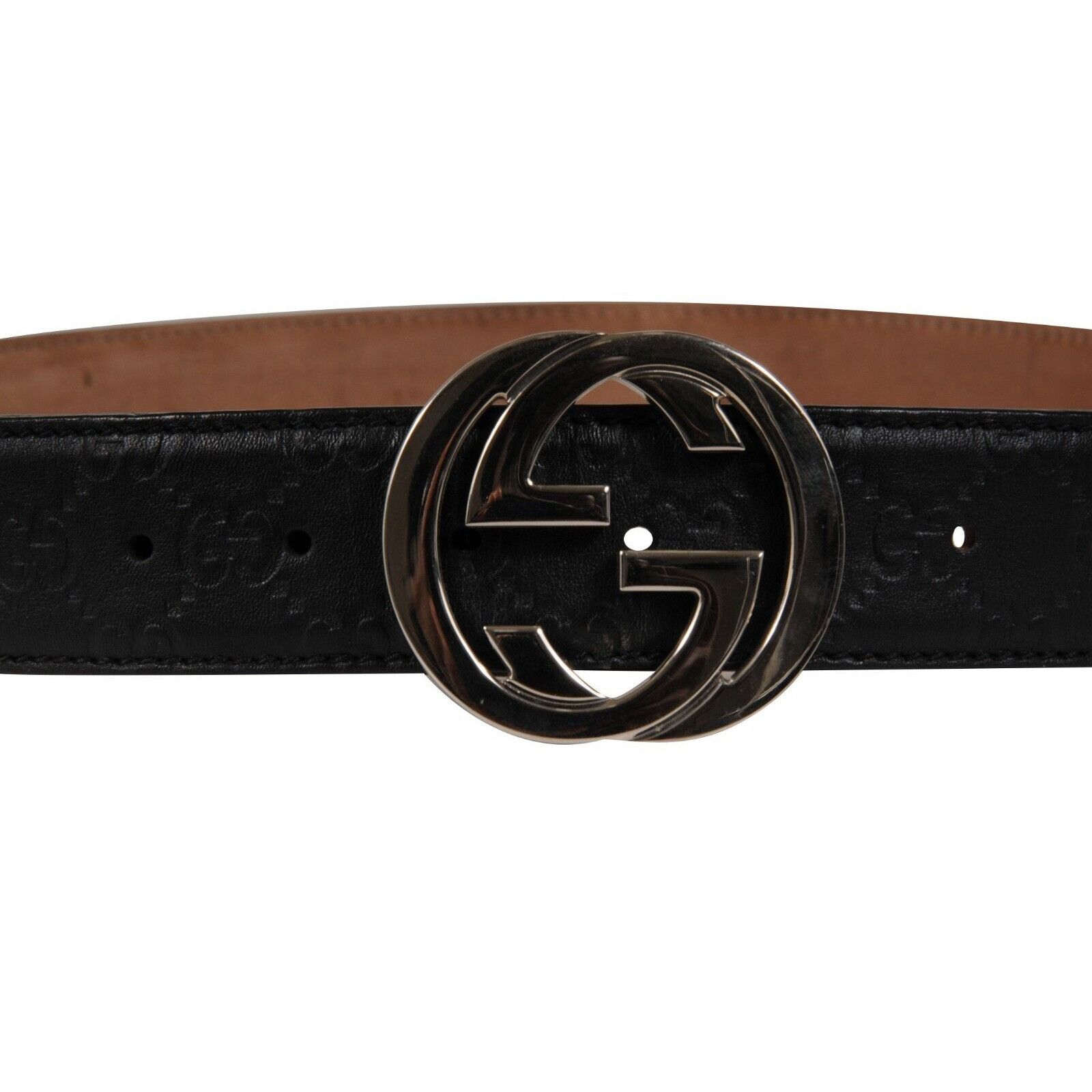 Gucci Interlocking GG Supreme Buckle Belt Size 90 36 B Size 36 - 11 Thumbnail