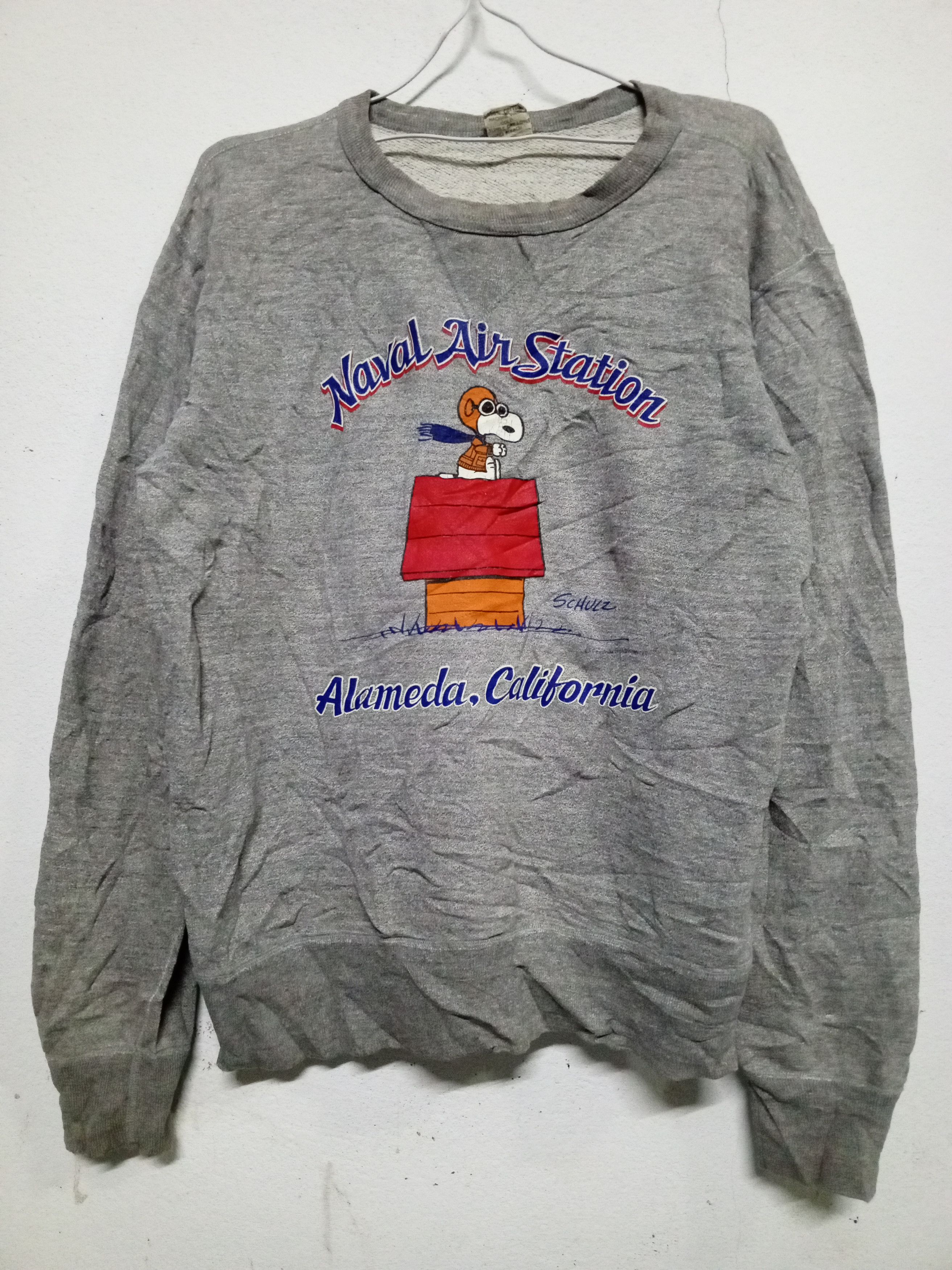 Buzz Rickson's ♨️rare80s peanuts (military naval air station ) Size US L / EU 52-54 / 3 - 1 Thumbnail