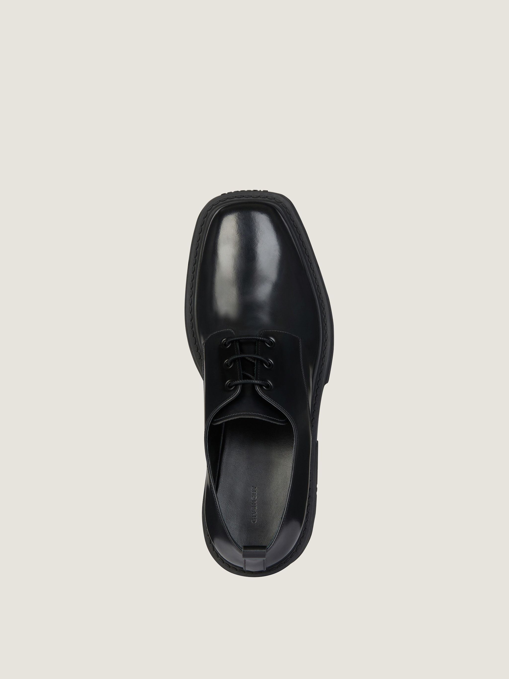 Givenchy o1w1db10426 Show Lace-Up Derby Shoes in Black Size US 12 / EU 45 - 5 Thumbnail