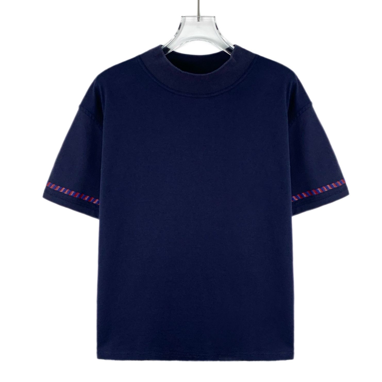 Hermes Hermes Lock Print T-Shirt Navy (40) Size US XXS / EU 40 - 1 Thumbnail