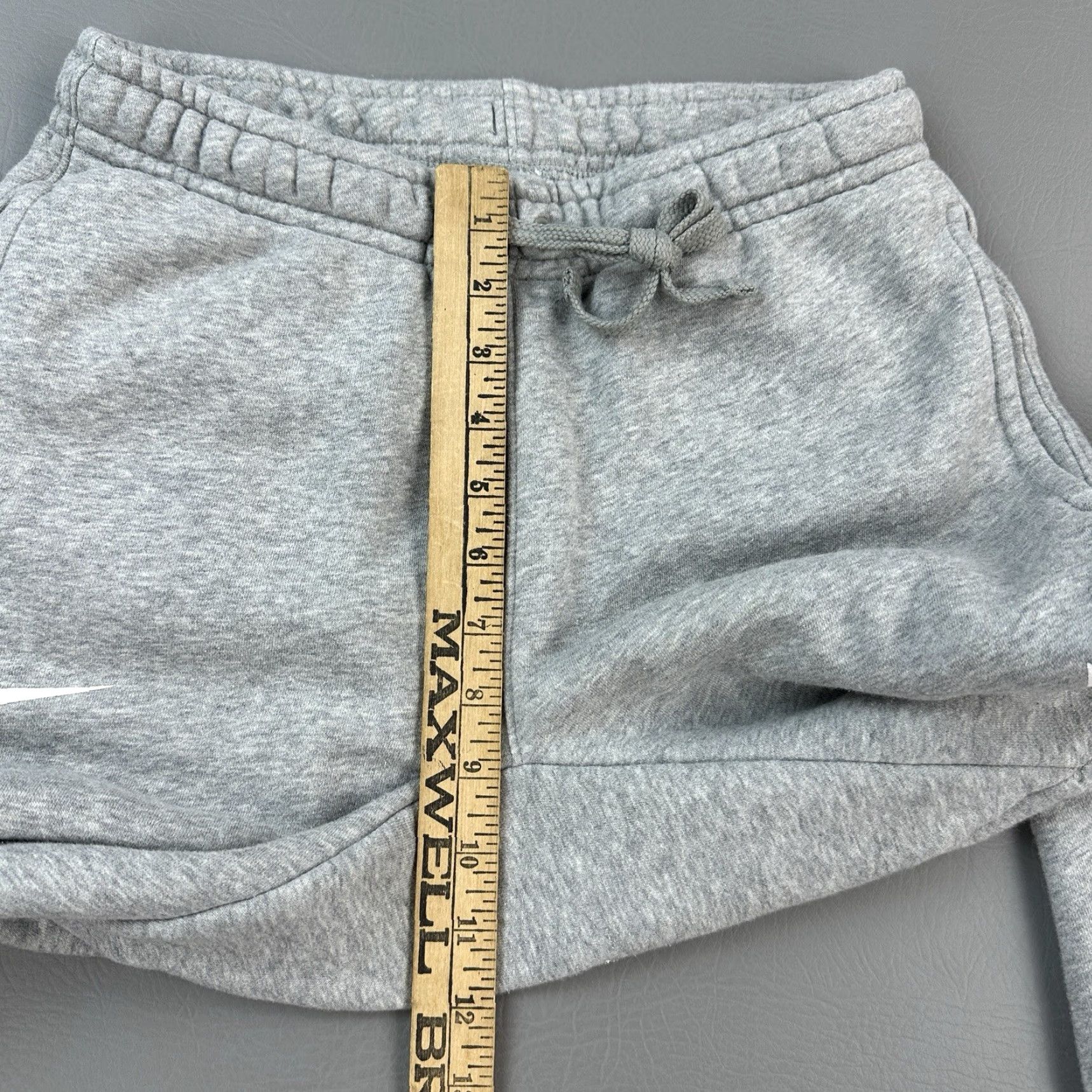 Nike Nike Sportswear Club Fleece Pants Mens Small Gray Jogger Swoosh USAF Wings Logo Size US 29 - 5 Thumbnail