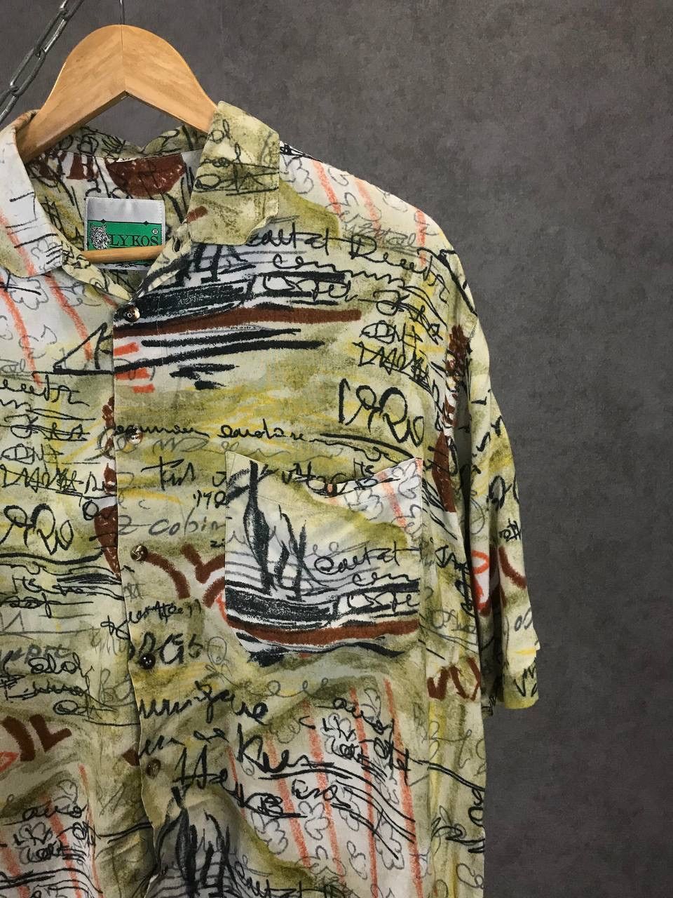 Vintage Crazy Hawaiian vintage art shirt Size US XL / EU 56 / 4 - 2 Thumbnail