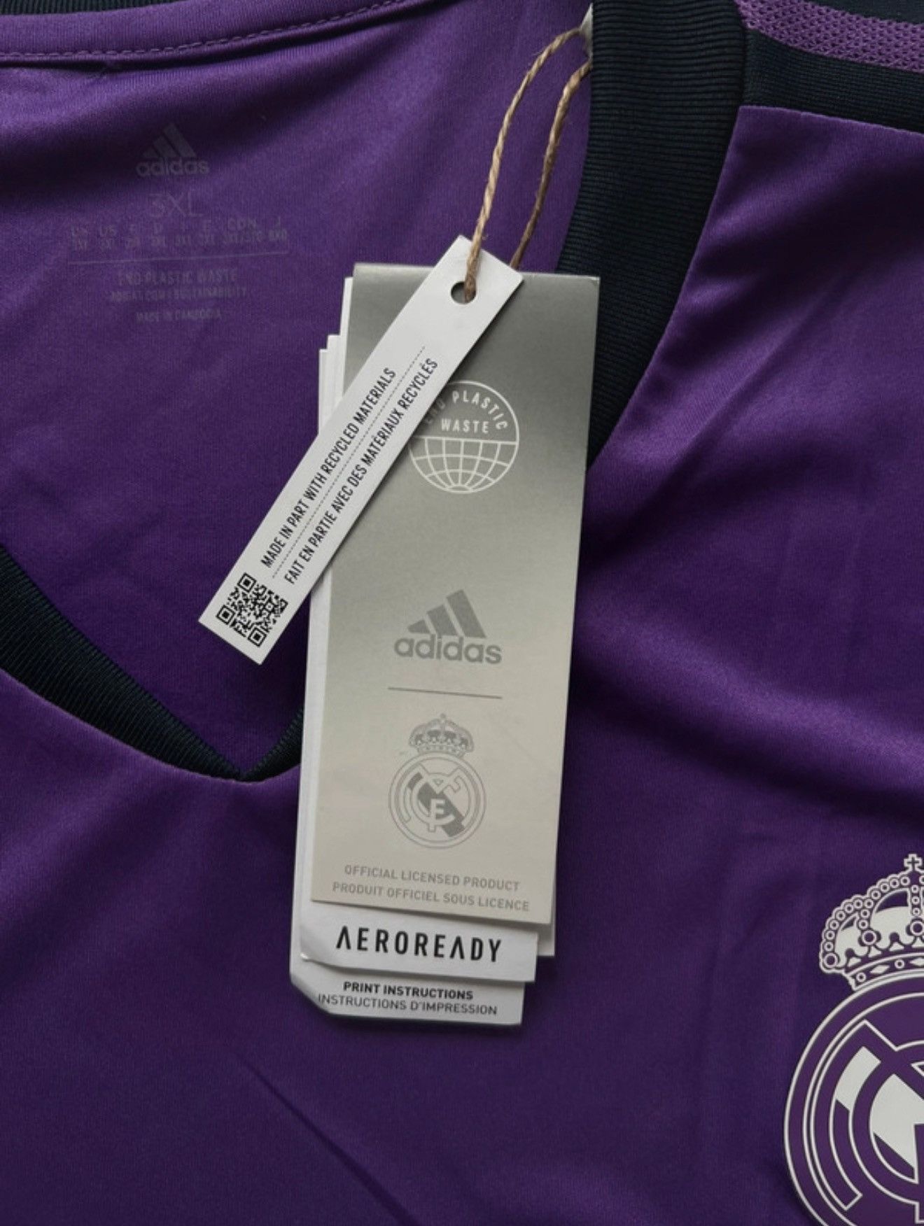 Adidas Adidas Real Madrid NEW football kit size 3XL season 2022/23 Size US XXL / EU 58 / 5 - 5 Thumbnail