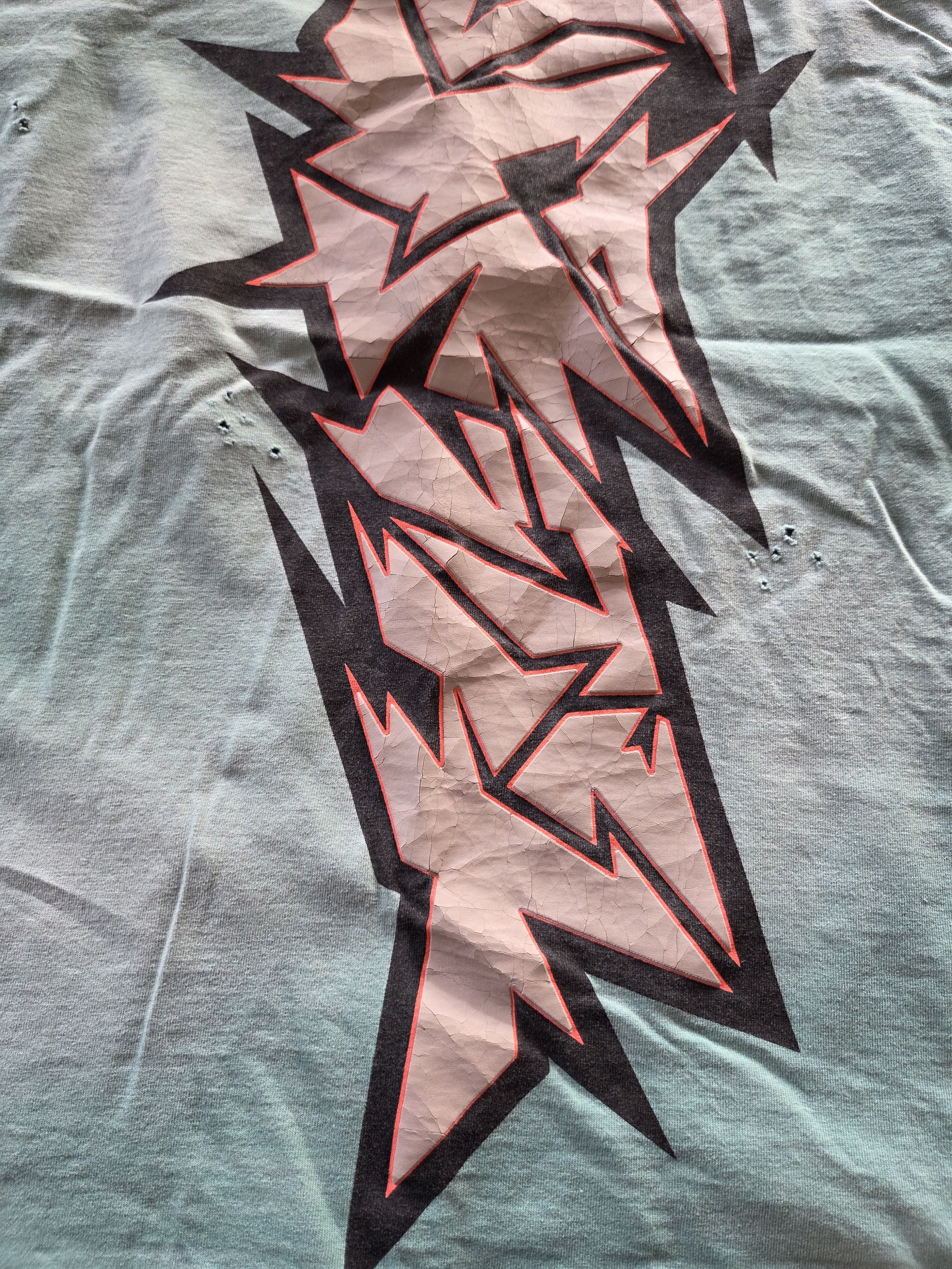 HELLSTAR Unreleased Hellstar Turquoise cracked print Capsule 10 shirt Size US S / EU 44-46 / 1 - 21 Thumbnail