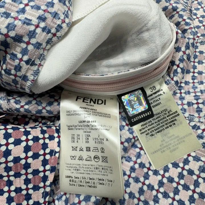 Fendi Fendi Fashionable Simple Comfortable Dress -2507 Size US 38 / EU 54 - 2 Thumbnail