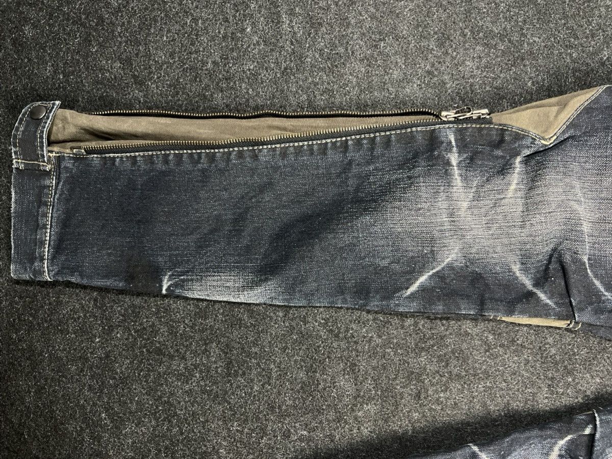 PPFM PPFM Punk Double Zip Bondage Jeans Distressed LGB Size US 31 - 2 Thumbnail