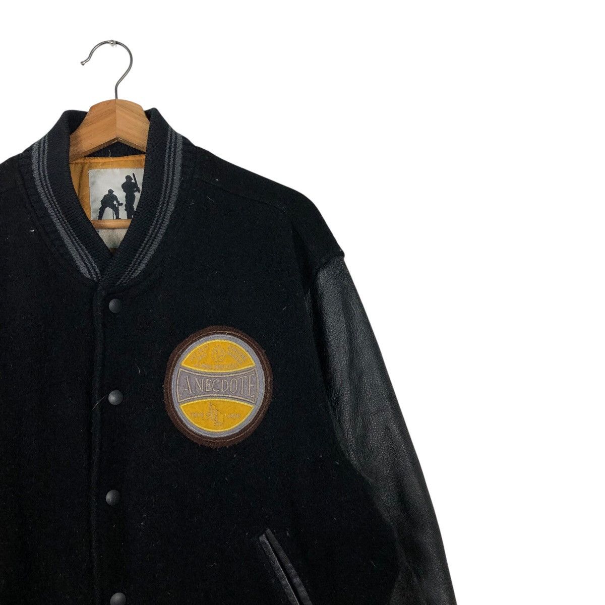 Japanese Brand 📌Vintage Varsity Leather Jacket Zut Petit Issey Miyake Size US L / EU 52-54 / 3 - 7 Thumbnail