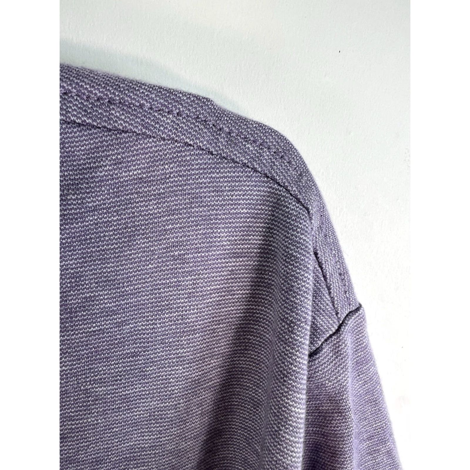 Hart Schaffner Marx Hart Schaffner Marx Polo Shirt Men L Heather Purple Short Sleeve Casual Golf Size US L / EU 52-54 / 3 - 2 Thumbnail