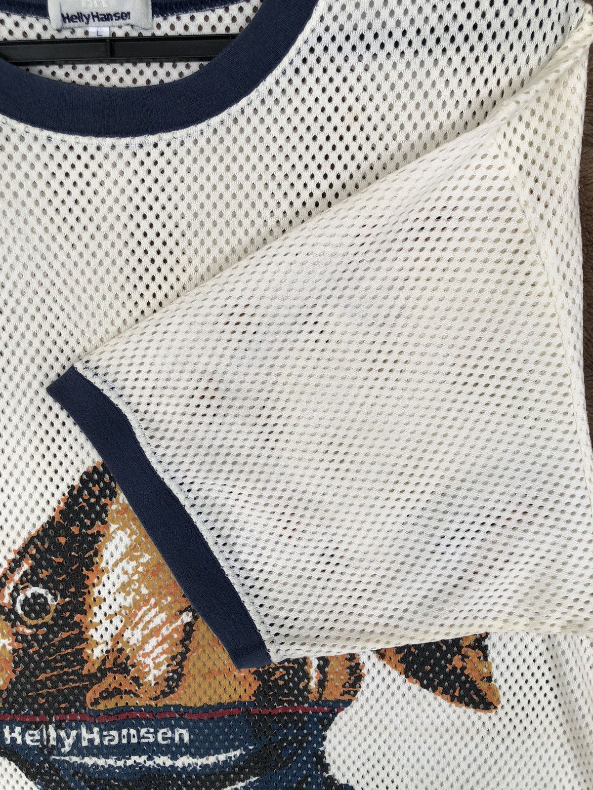 Helly Hansen Vintage Helly Hansen Big Print Mesh Tee Size US XL / EU 56 / 4 - 5 Thumbnail