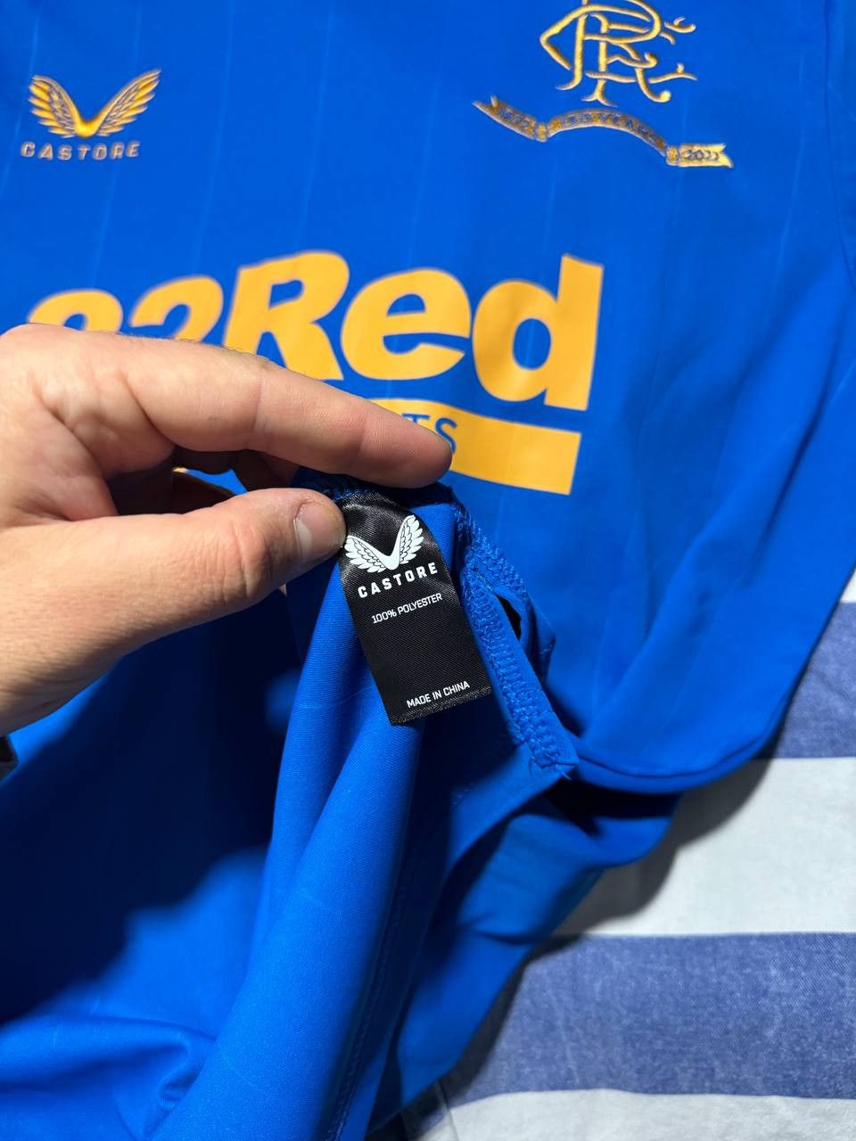 Castore × Vintage Vintage Rangers 2021/22 Castore Soccer Jersey Large Size US L / EU 52-54 / 3 - 16 Thumbnail