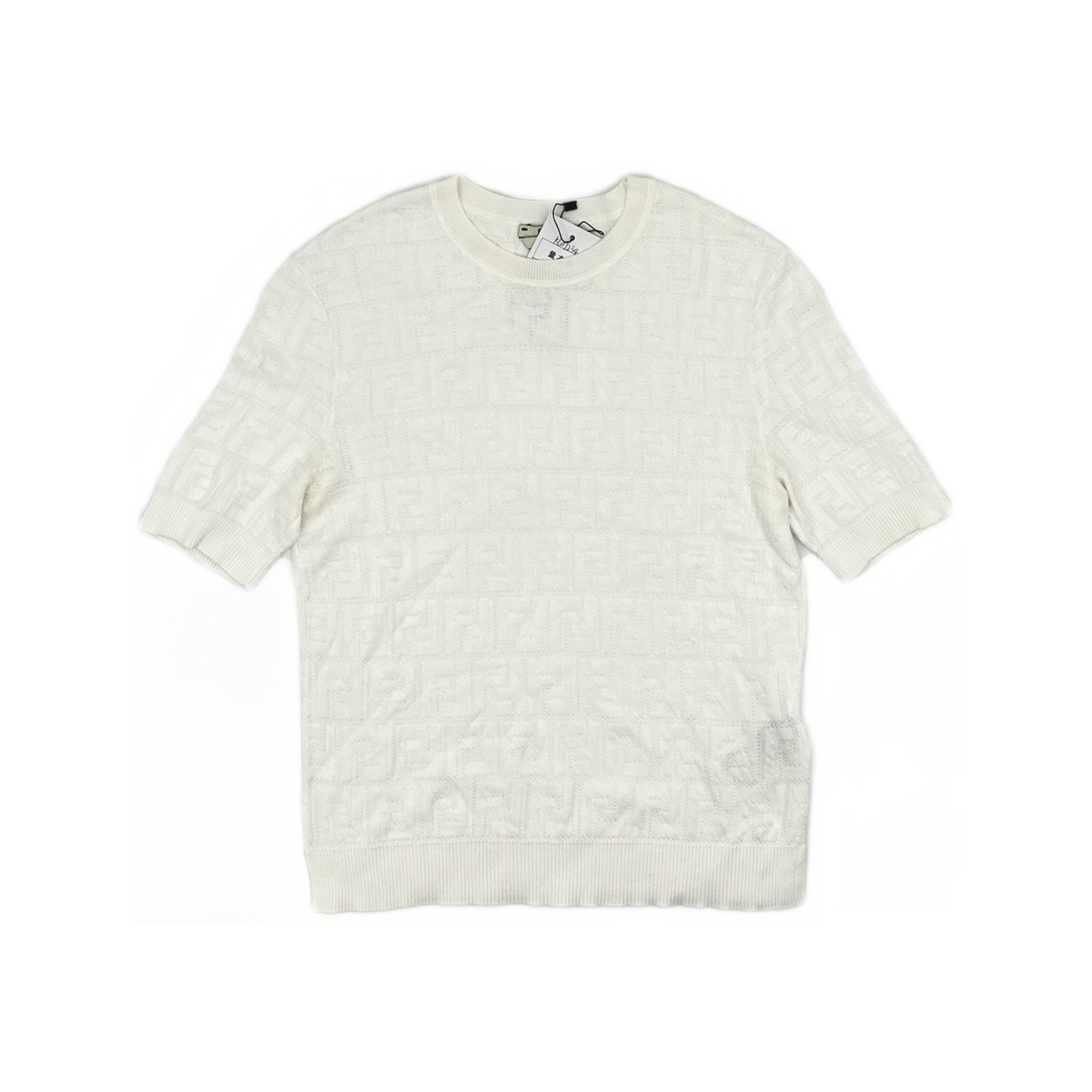 Fendi Fendi FF Logo Knit Top IT 40 Size S / US 4 / IT 40 - 1 Thumbnail
