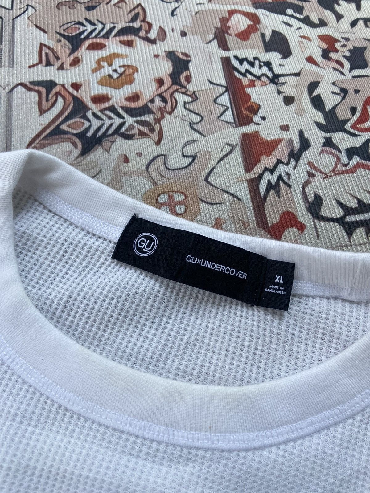 GU × Undercover Undercover x GU oversized thermal waffle tshirt Size US XL / EU 56 / 4 - 5 Thumbnail